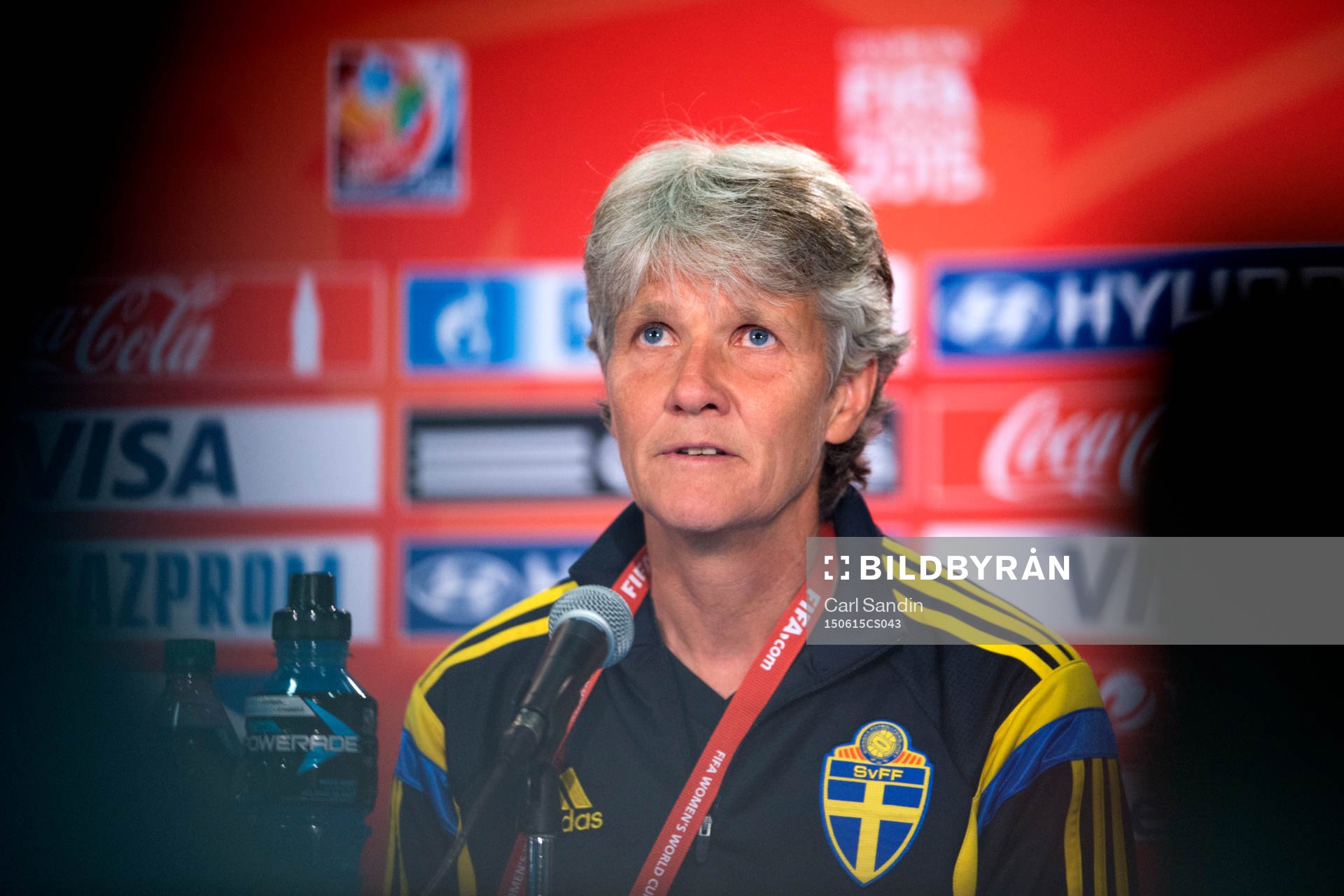 Sveriges förbundskapten Pia Sundhage