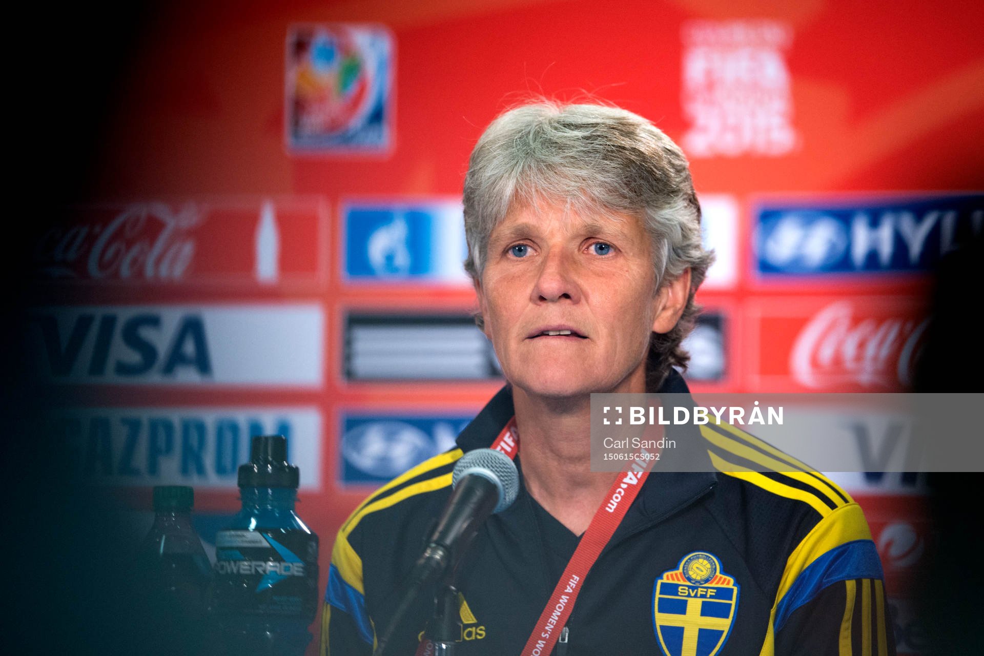 Sveriges förbundskapten Pia Sundhage