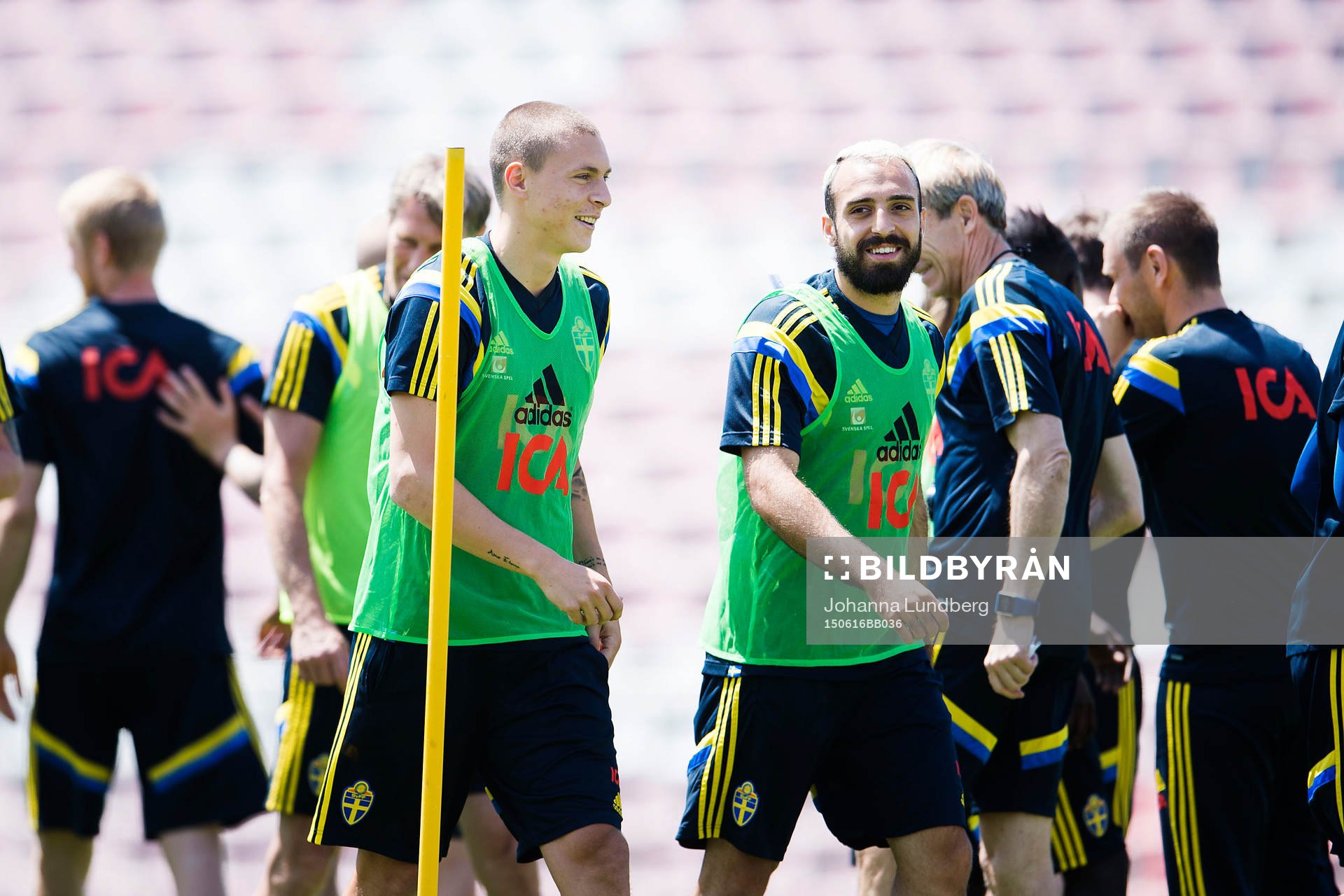 Sveriges Victor Nilsson Lindelöf och Abdul Khalili