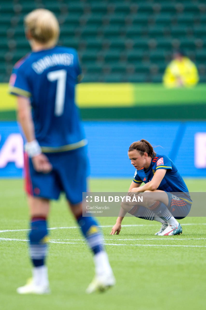 Sveriges Jessica Samuelsson deppar