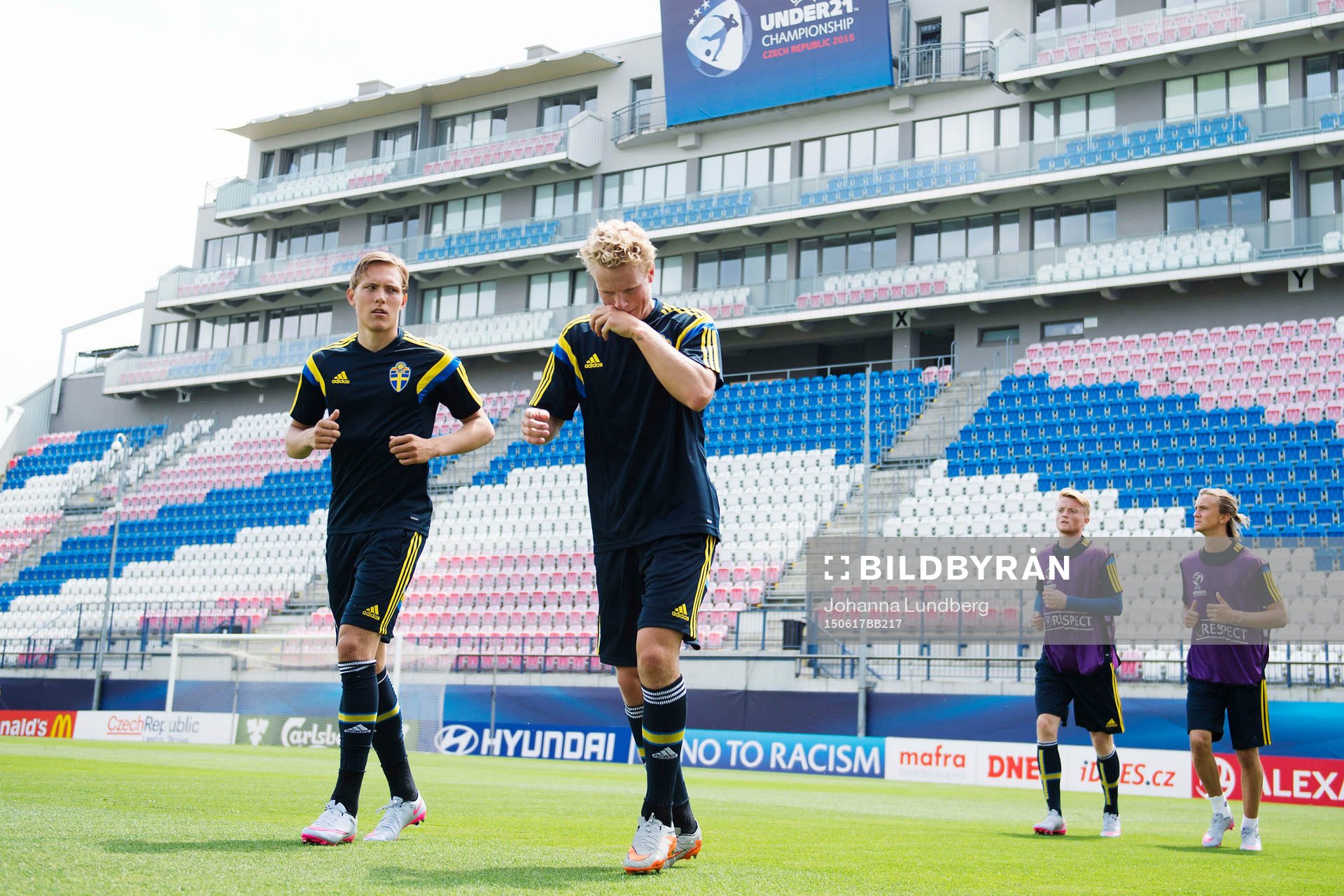 Sveriges Ludwig Augustinsson och Oscar Hiljemark