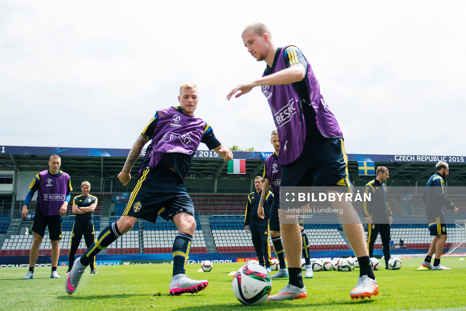 Sveriges John Guidetti och Simon Gustafson