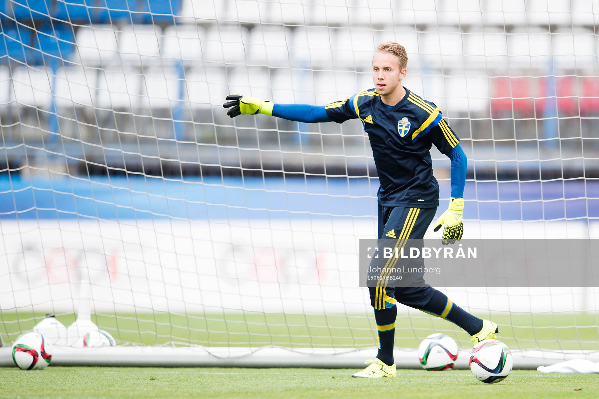 Sveriges målvakt Patrik Carlgren