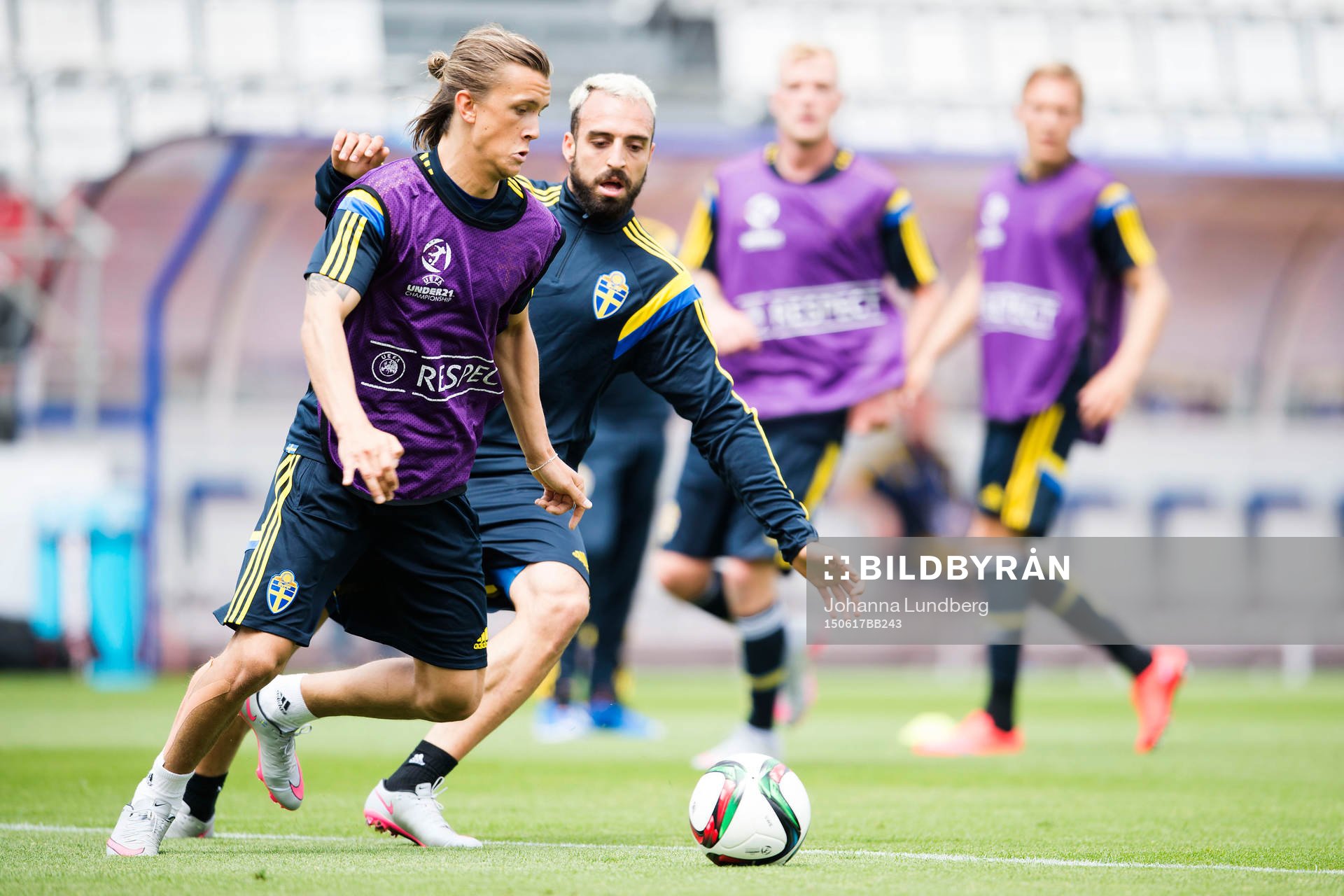Sveriges Kristoffer Olsson och Abdul Khalili