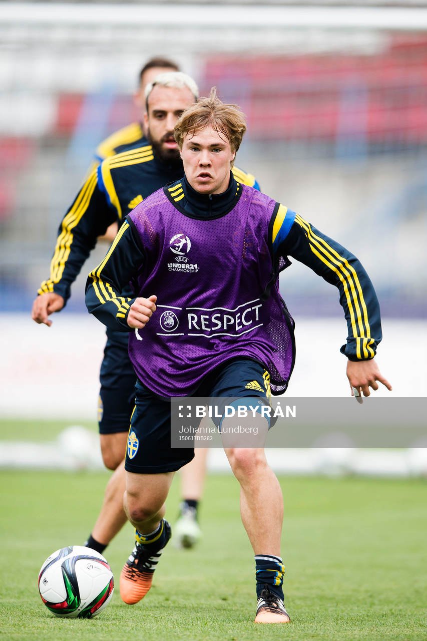 Sveriges Simon Tibbling och Abdul Khalili
