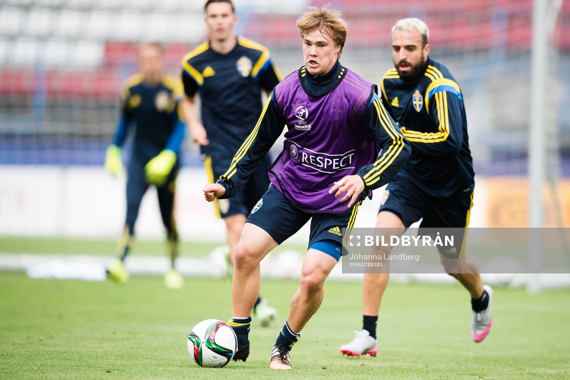Sveriges Simon Tibbling och Abdul Khalili
