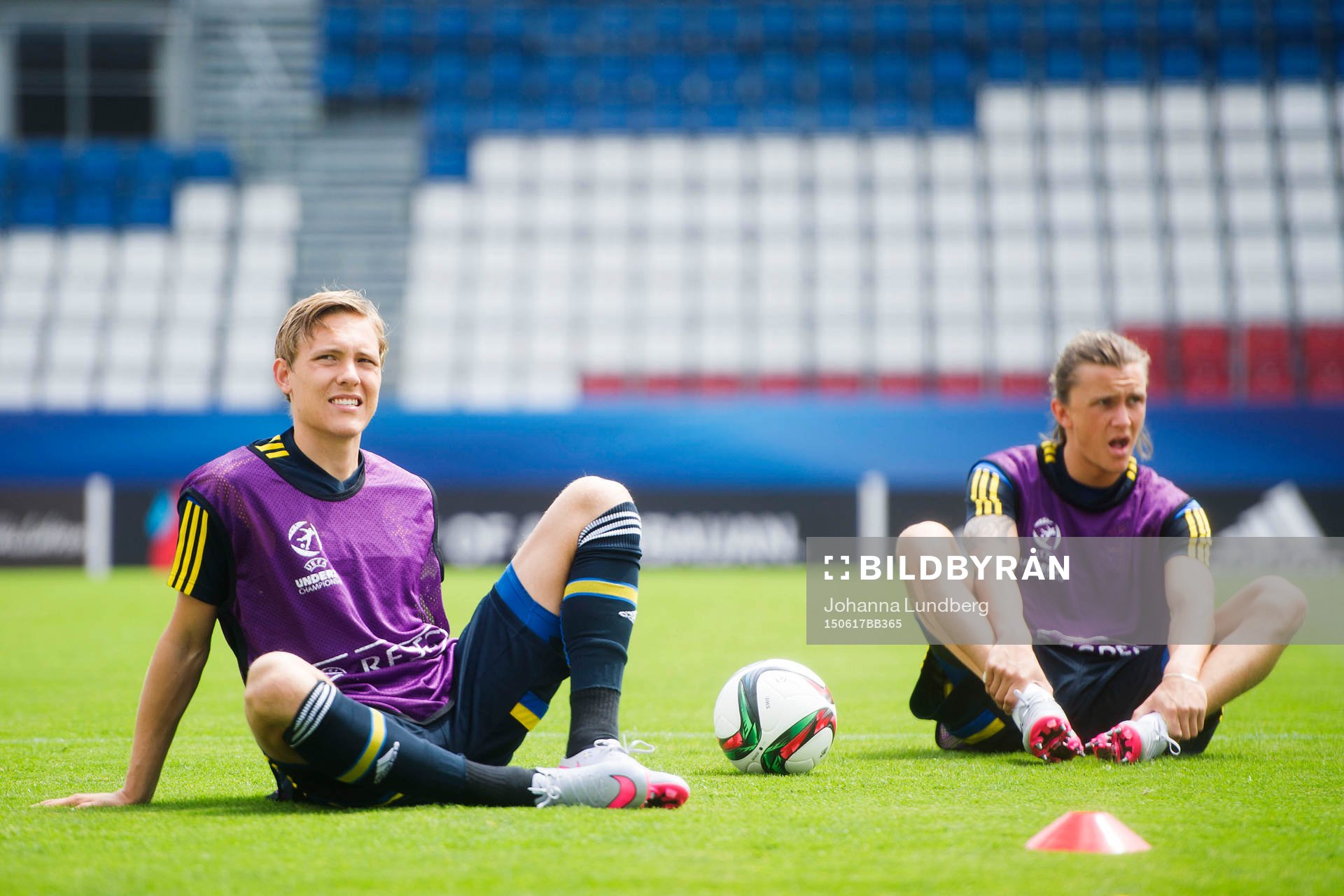 Sveriges Ludwig Augustinsson och Kristoffer Olsson