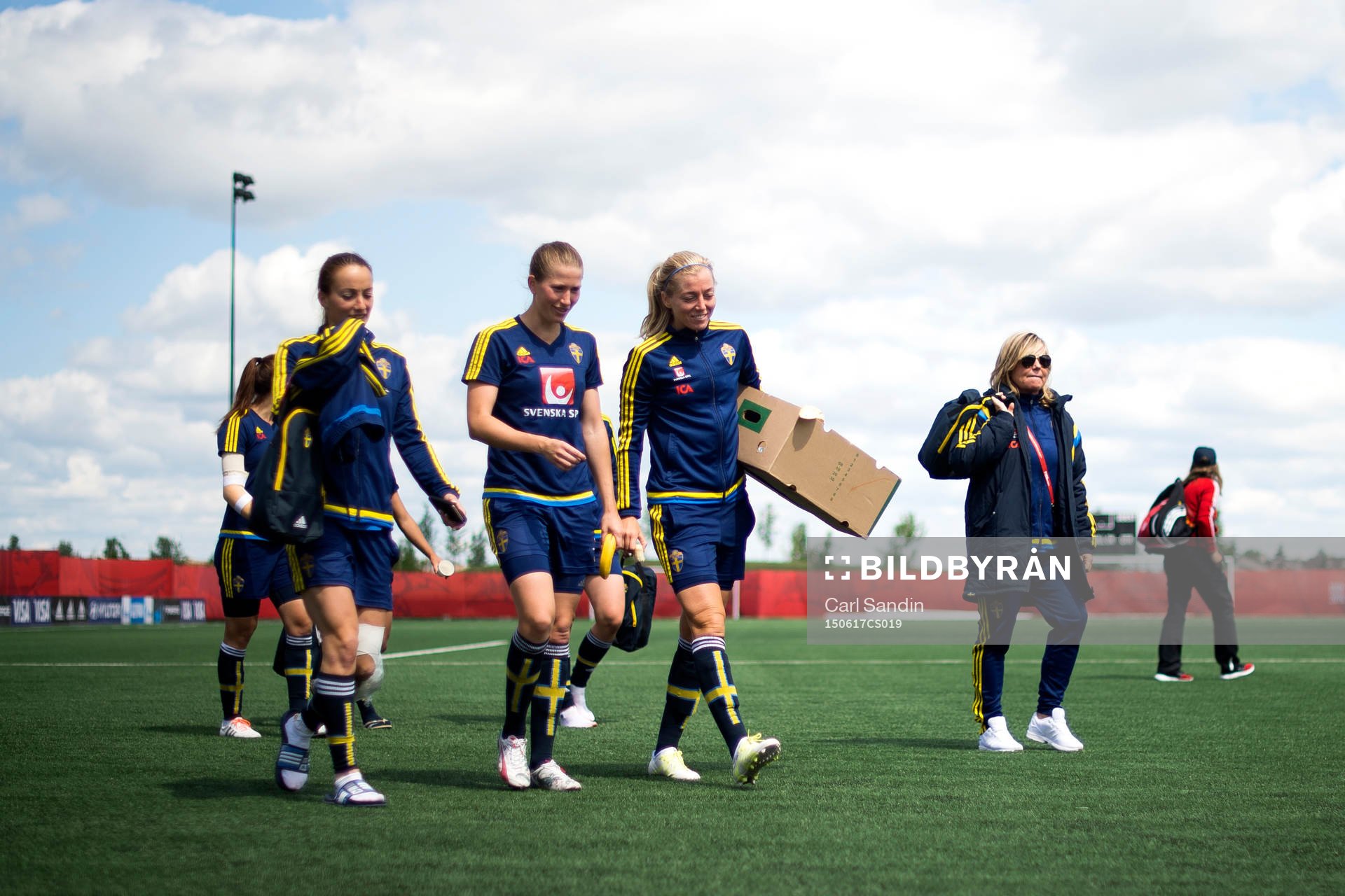 Sveriges Kosovare Asllani, Emma Berglund, Linda Sembrant