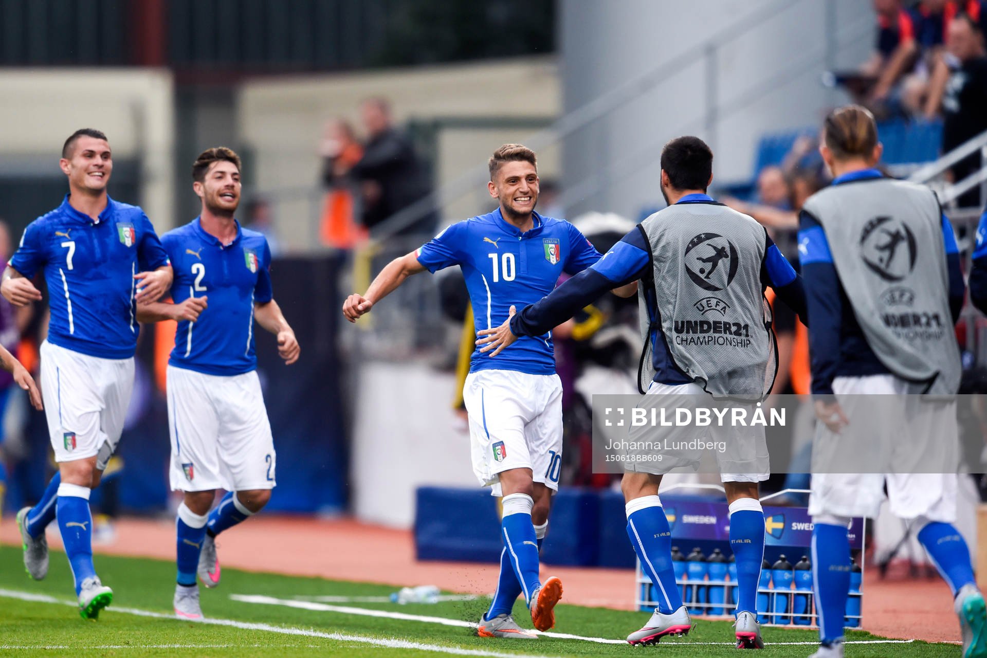 Italiens Domenico Berardi, Stefano Sabelli, Federico