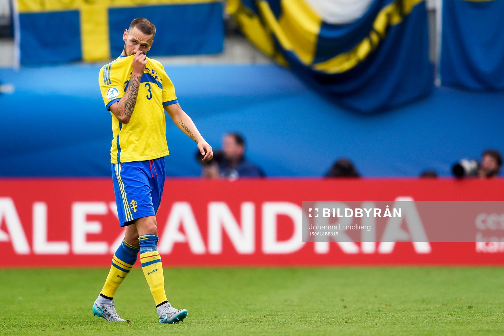 Sveriges Alexander Milosevic blev utvisad