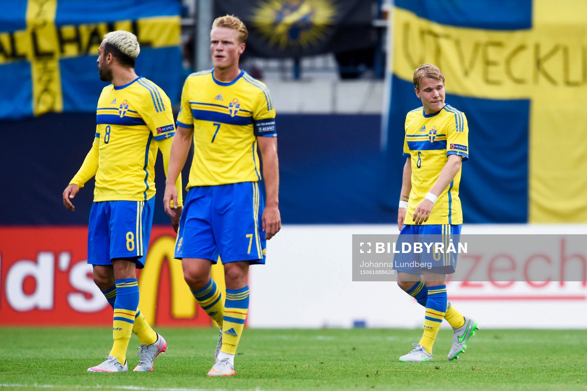 Sveriges Abdullah Khalili, Oscar Hiljemark och Oscar