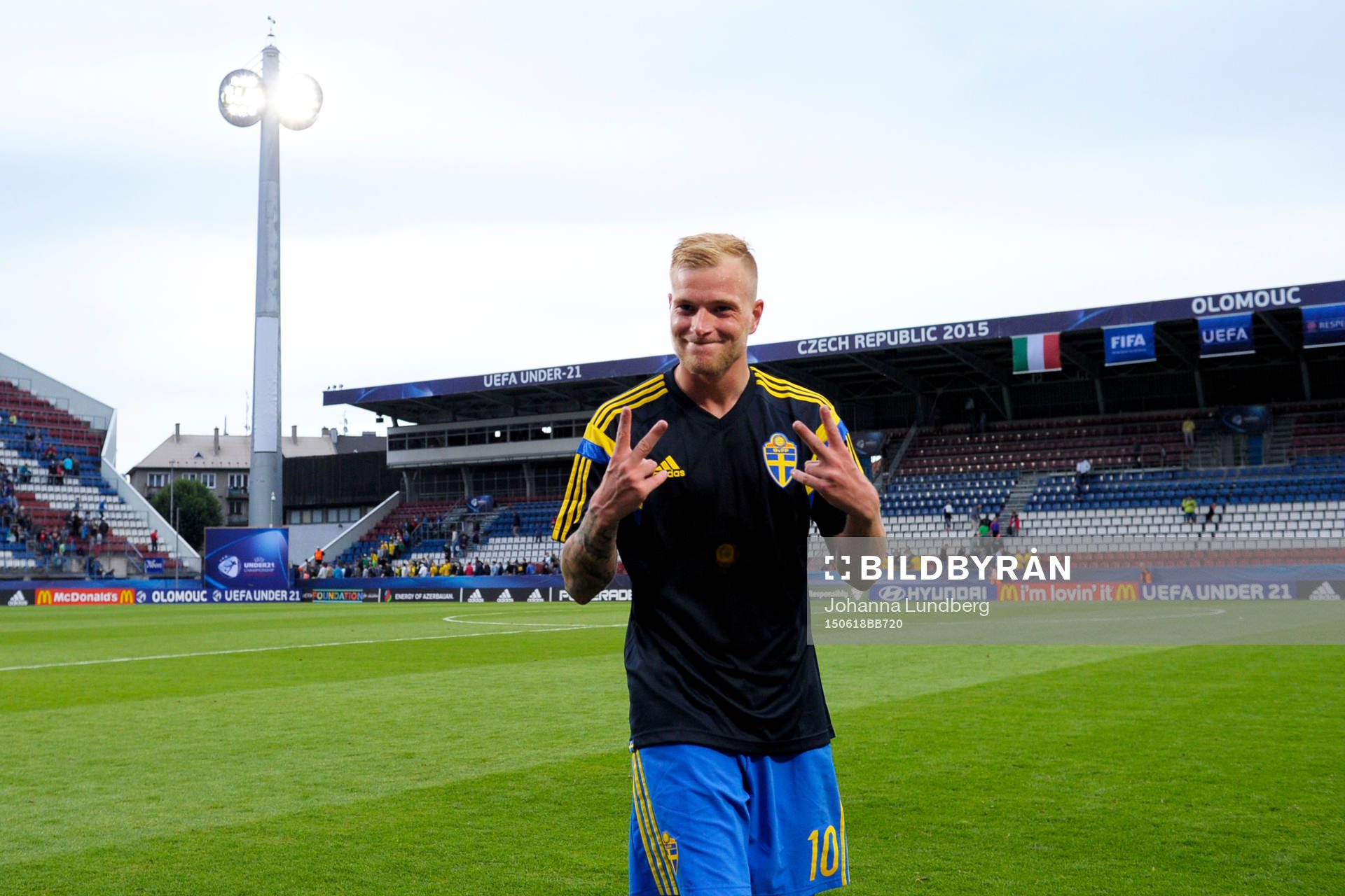 Sveriges John Guidetti jublar