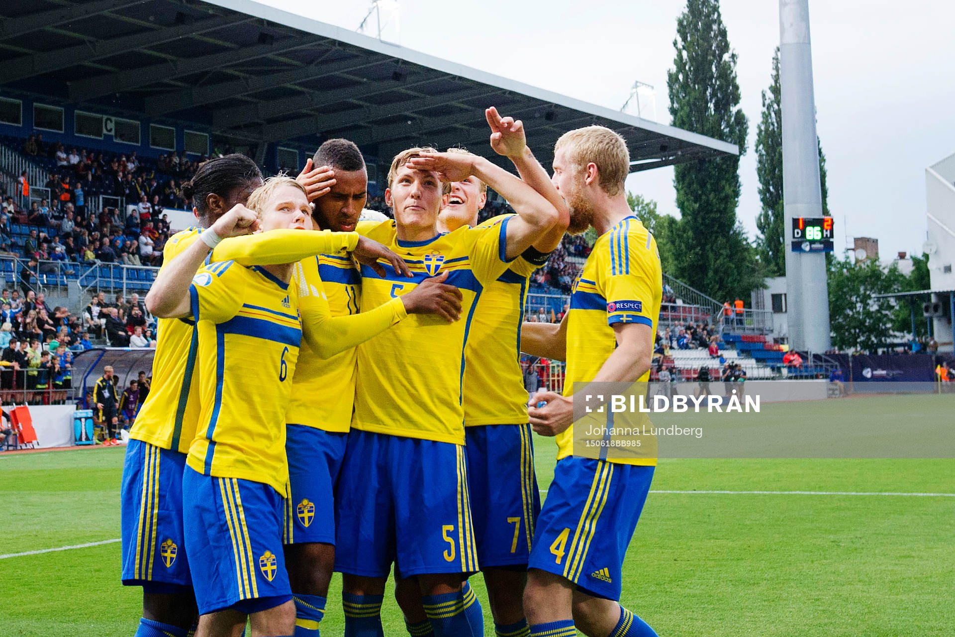 Sveriges Oscar Lewicki, Joseph Baffo, Isaac Kiese Thelin,