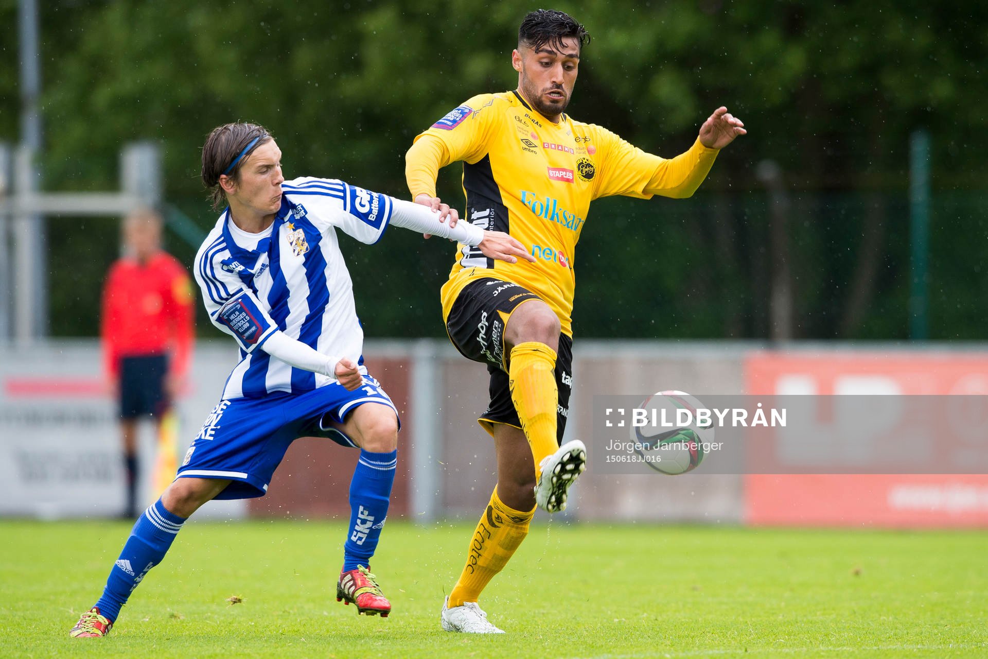 Kamp mellan Elfsborgs Arjan Mostafa och IFK Göteborgs