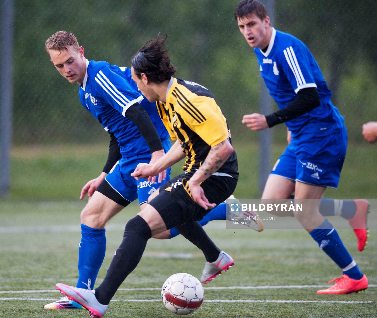 IFK Hässleholms Karim Al-Asi i matchen i division 2 mellan