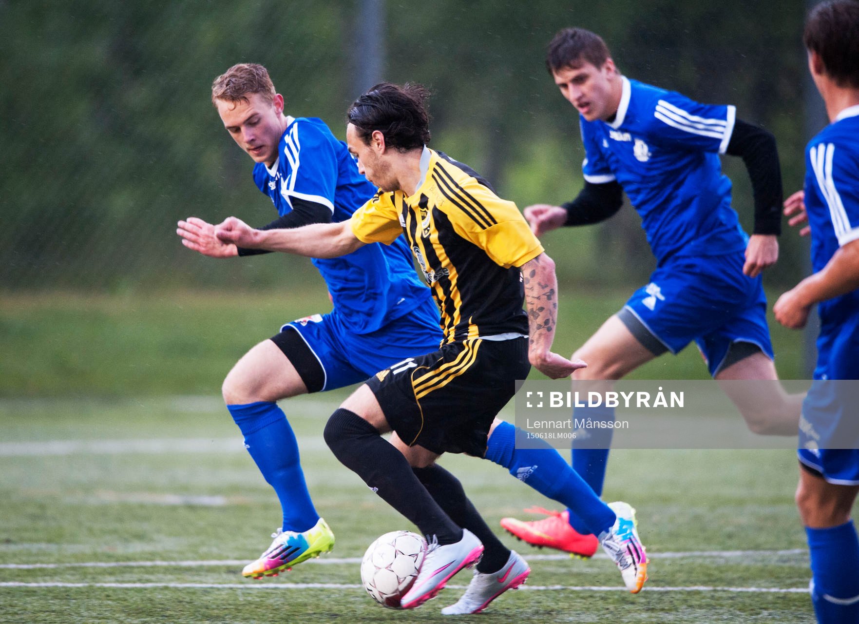 IFK Hässleholms Karim Al-Asi  i matchen i division 2