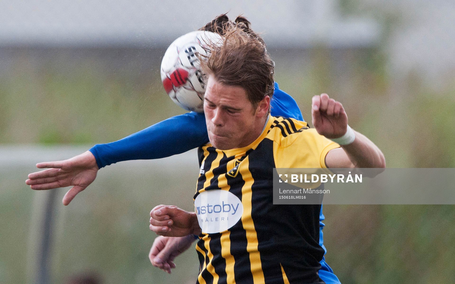 IFK Hässleholms Filip Ranmo i matchen i division 2 mellan