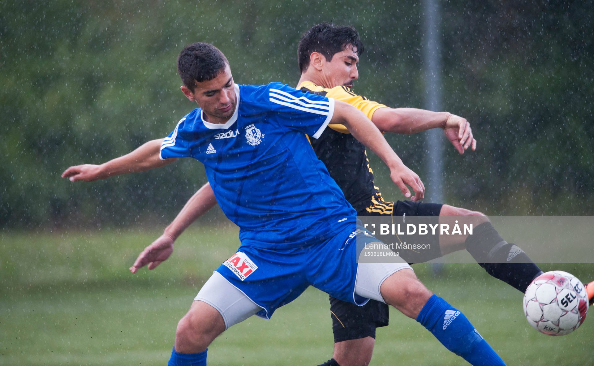 IFK Hässleholms Diego Delgado i matchen i division 2