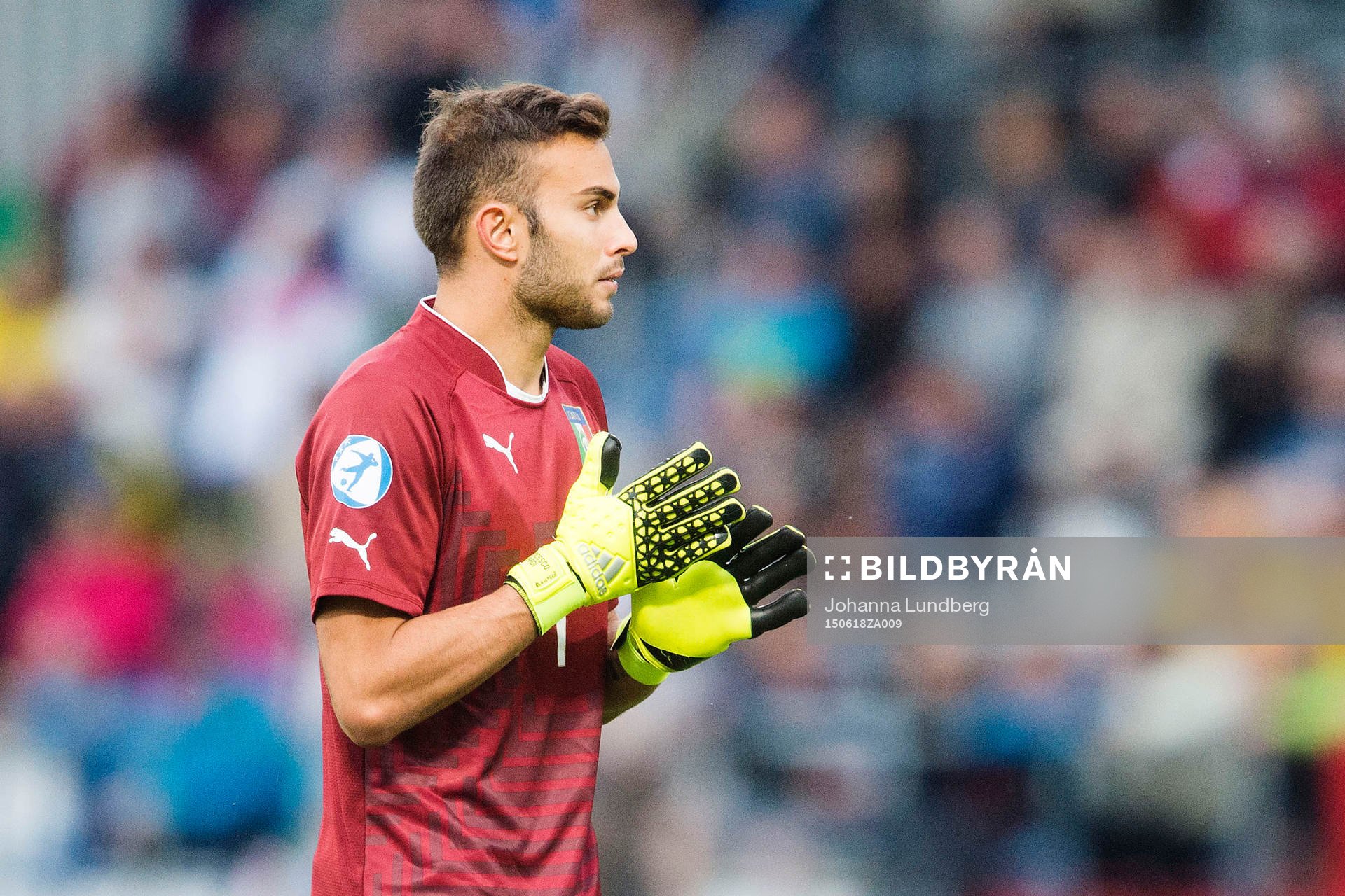 Italiens målvakt Francesco Bardi