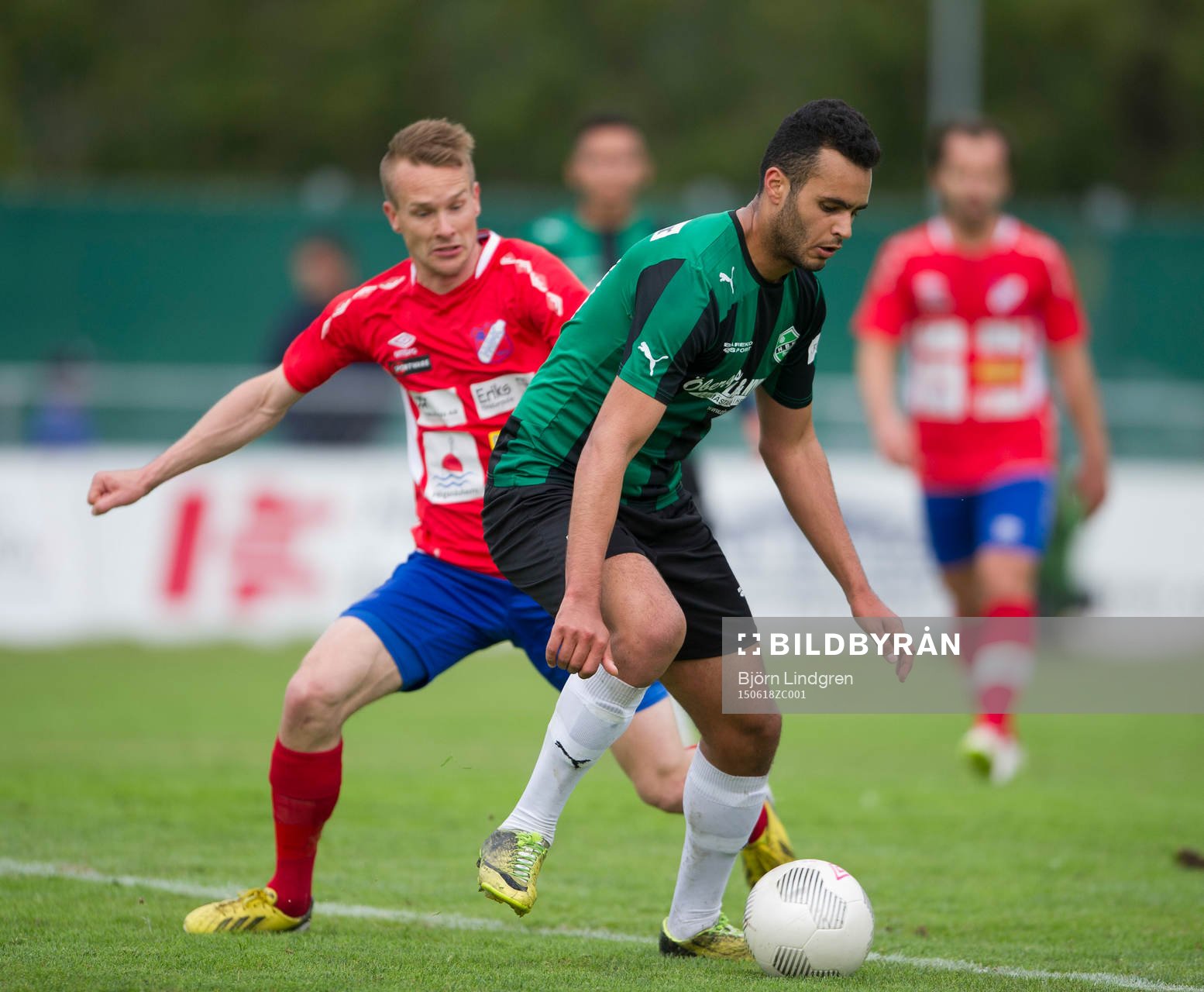 Höganäs Fredrik Svanbäck mot  Högaborgs Ali Dirawi
