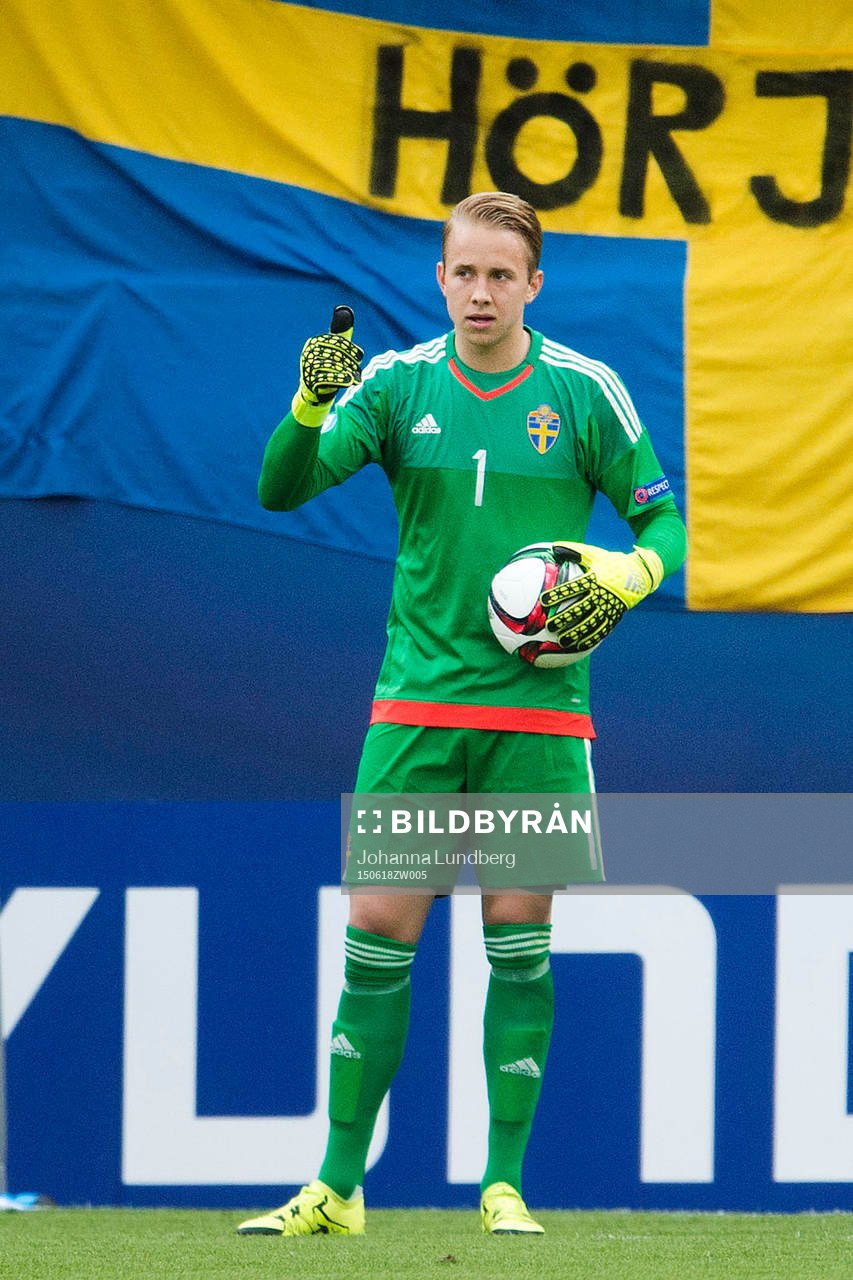 Sveriges målvakt Patrik Carlgren