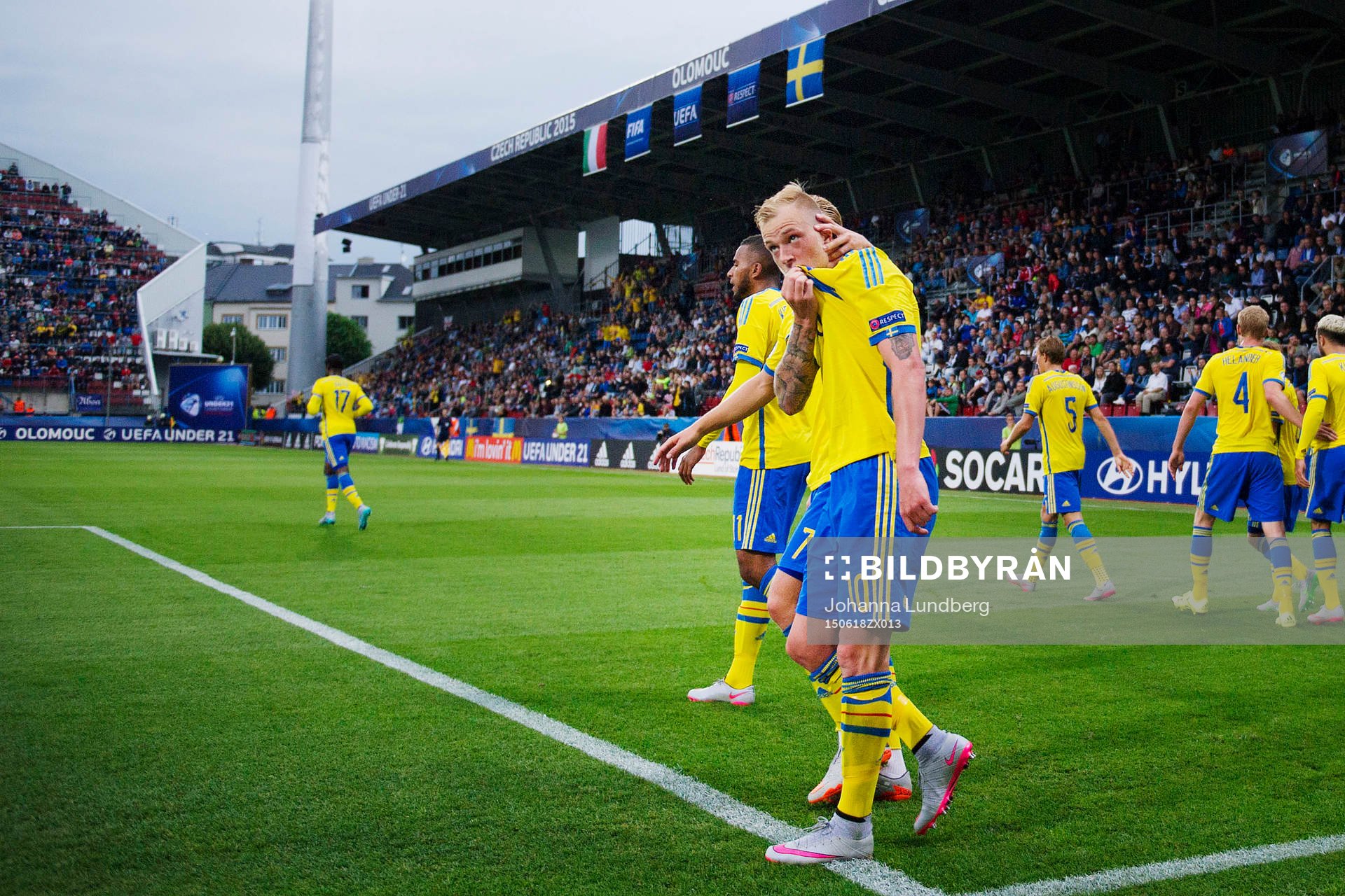 Sveriges John Guidetti jublar