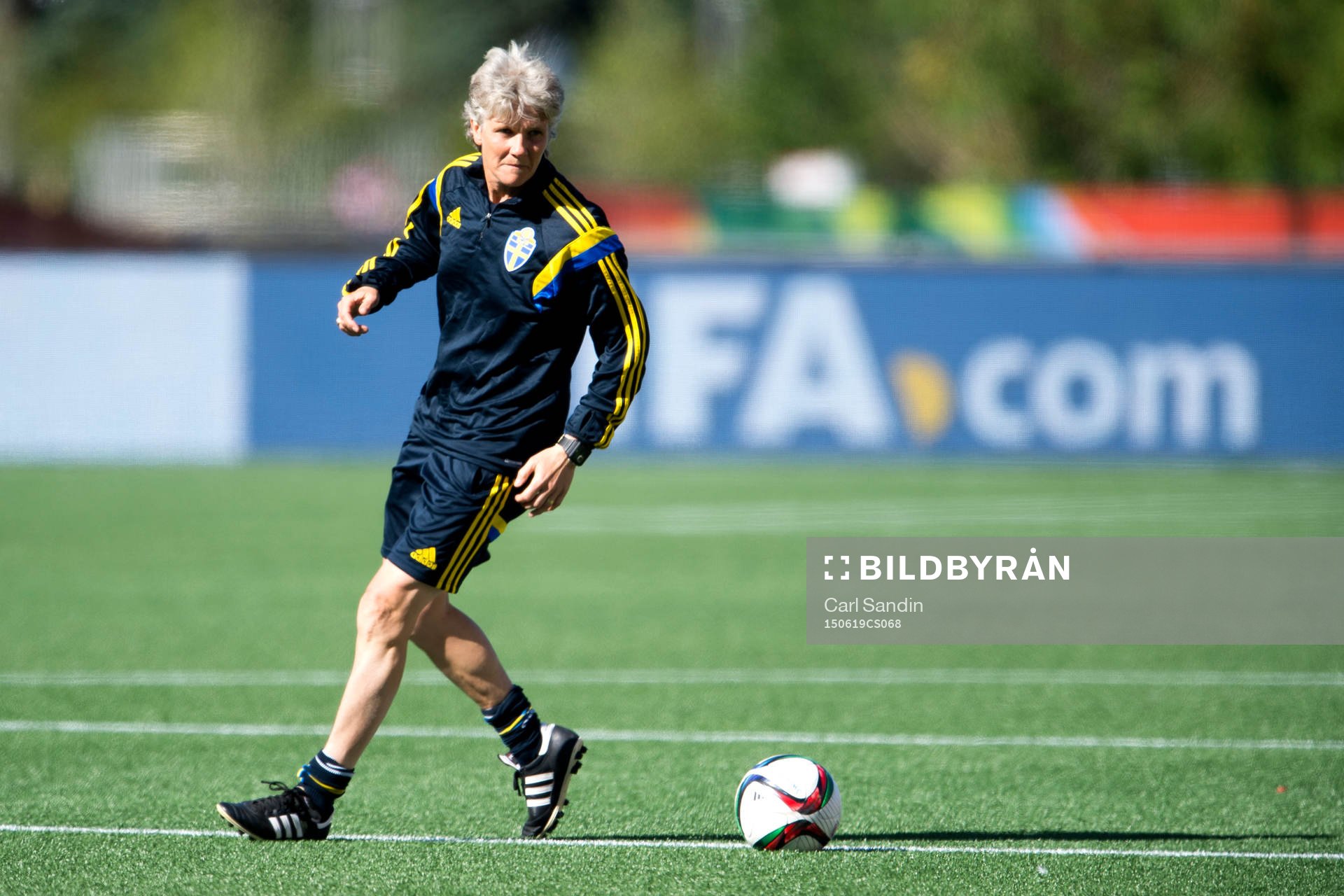 Sveriges förbundskapten Pia Sundhage