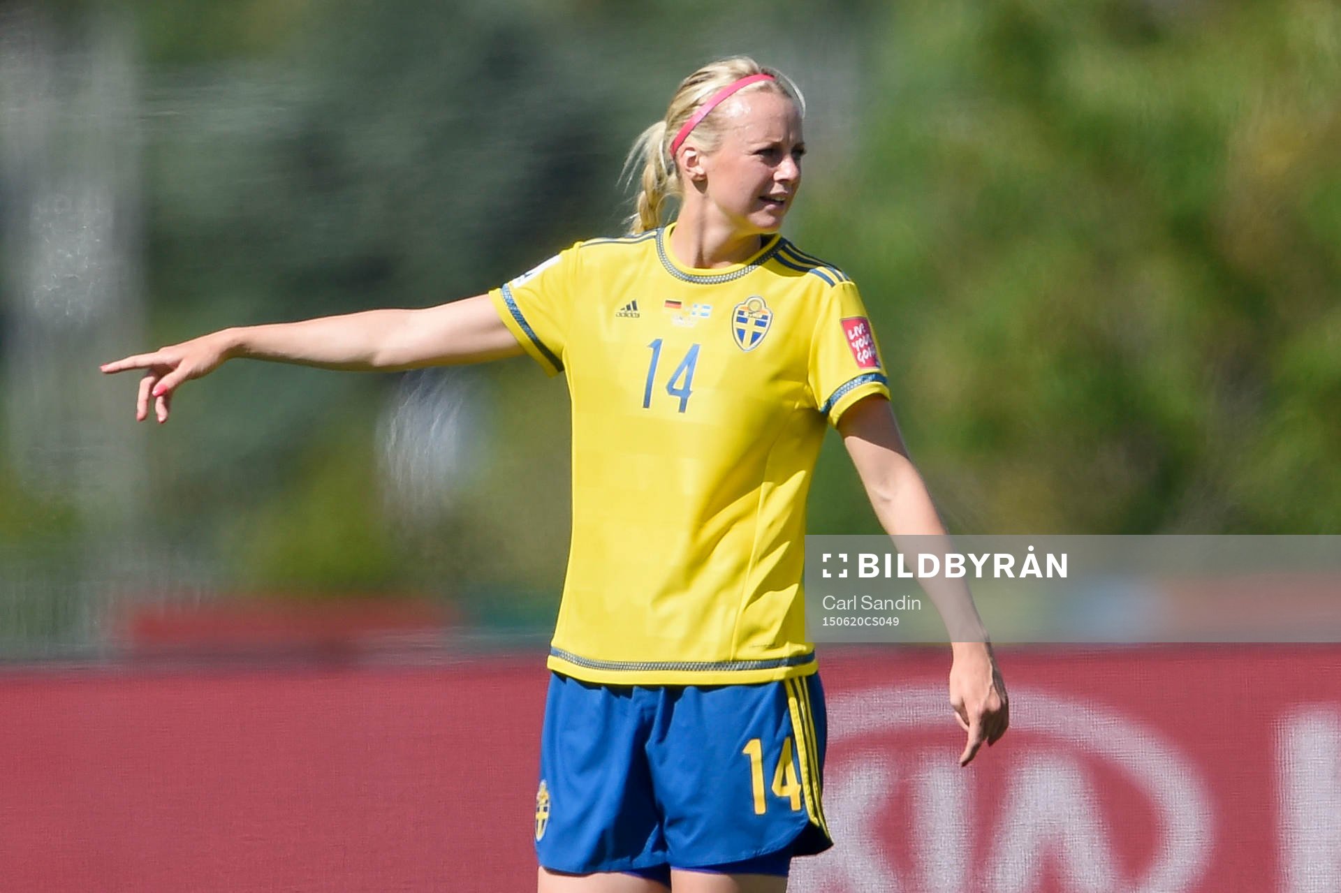 Sveriges Amanda Ilestedt deppar