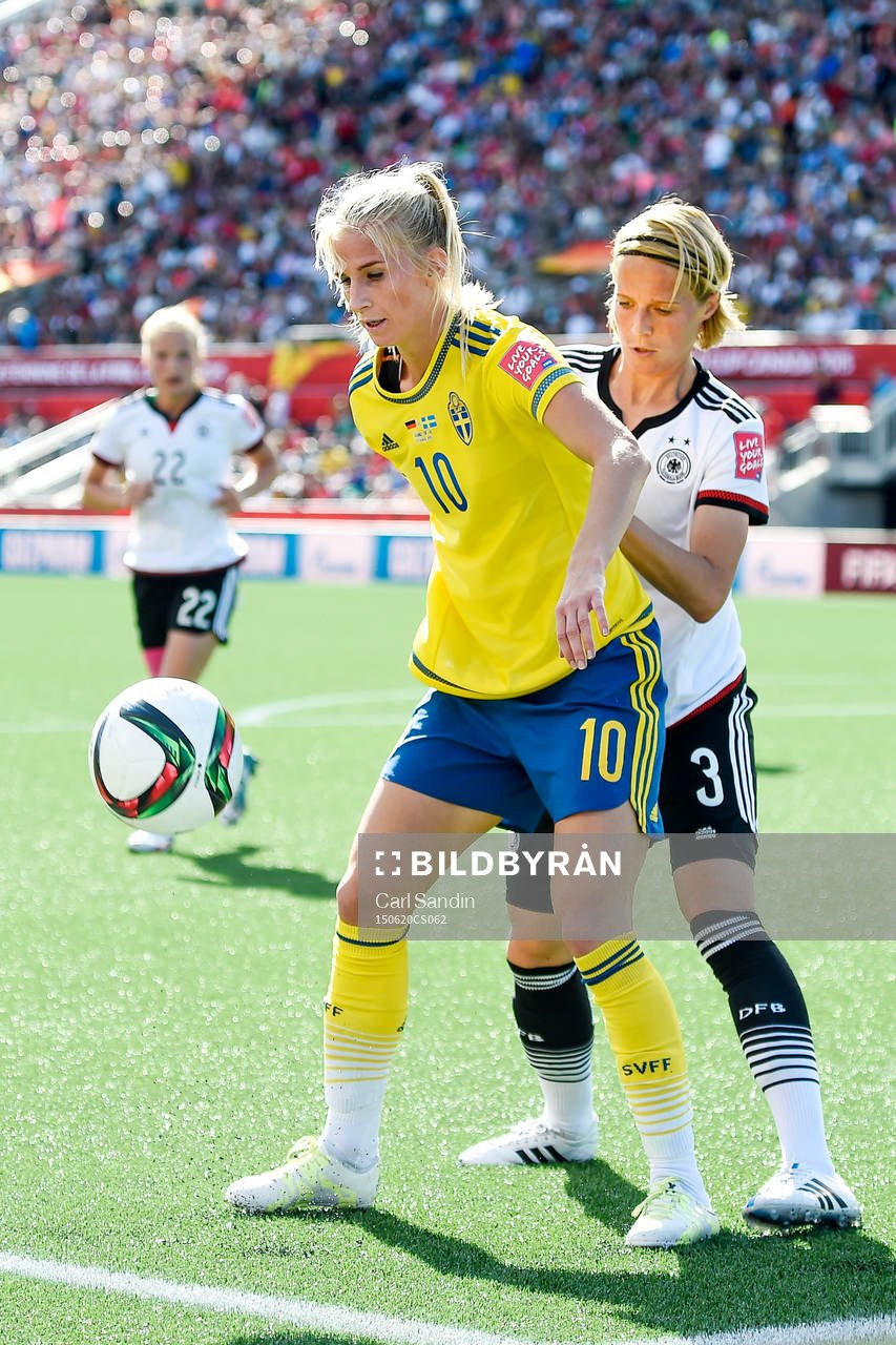 Sveriges Sofia Jakobsson och Tysklands Saskia Bartusiak