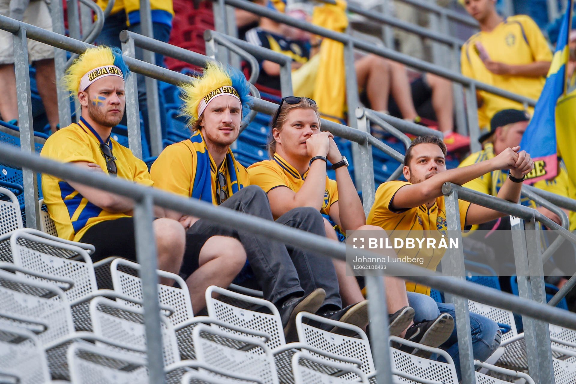 Svenska supportrar deppar
