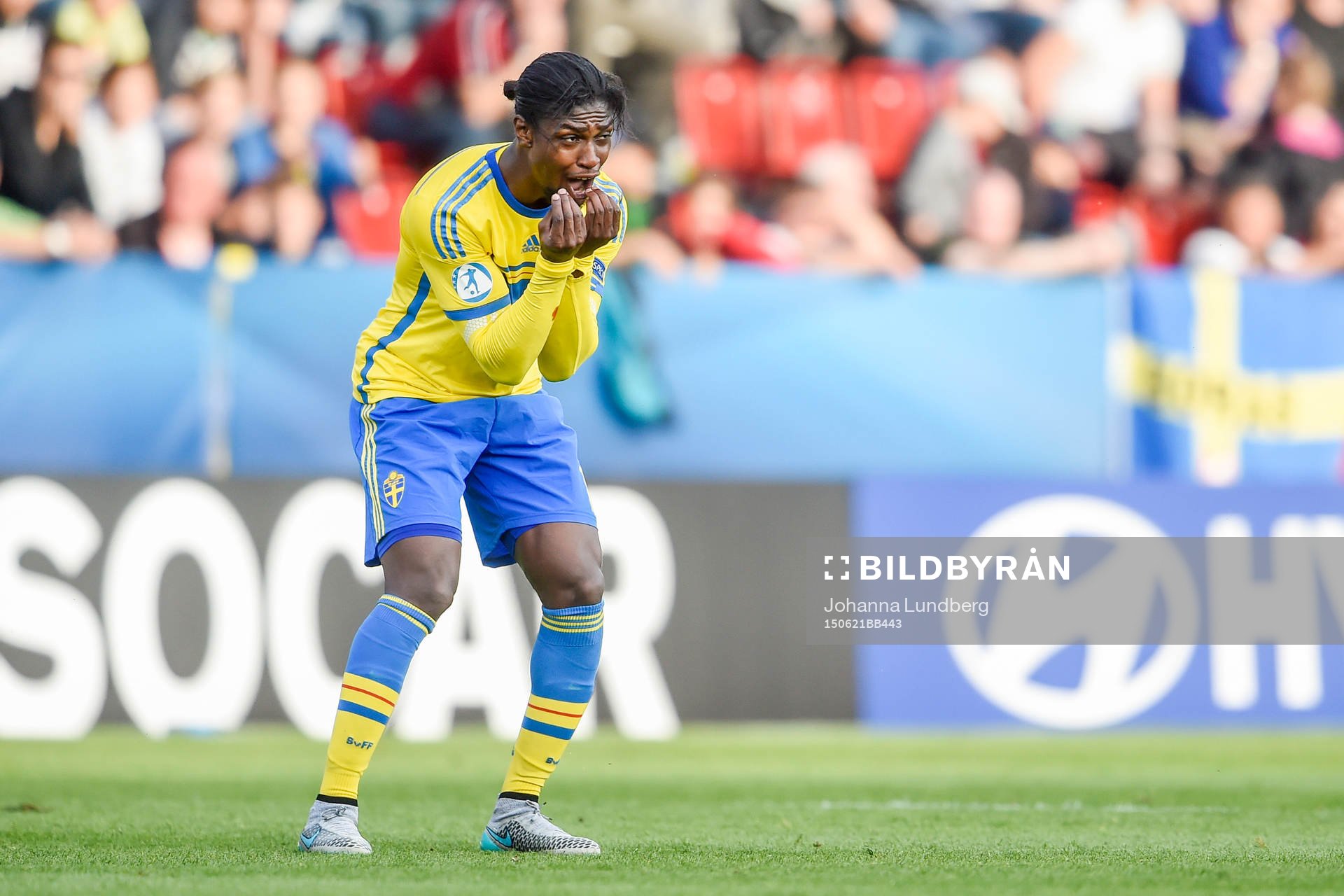 Sveriges Joseph Baffo deppar