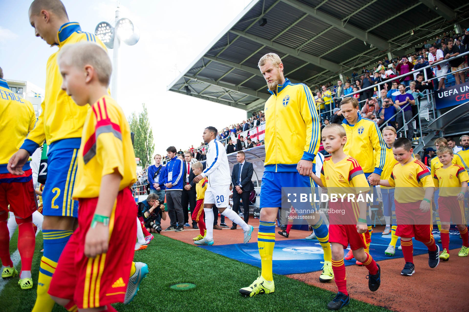 Sveriges Filip Helander, Ludwig Augustinsson och Oscar