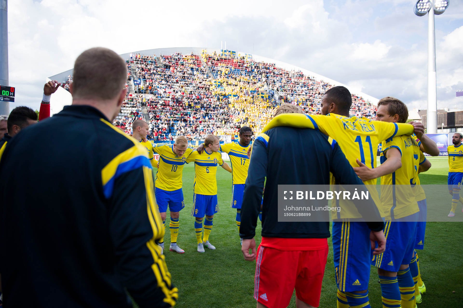 Sveriges John Guidetti, Oscar Lewicki och Simon Tibbling