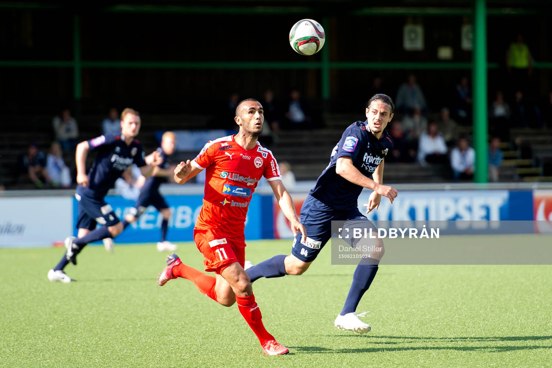 under fotbollsmatchen i Superettan mellan Utsikten och