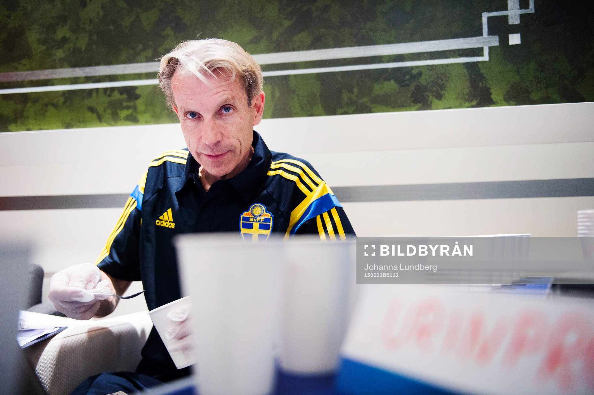 Sveriges fysiolog Thomas Lindholm analyserar spelarnas