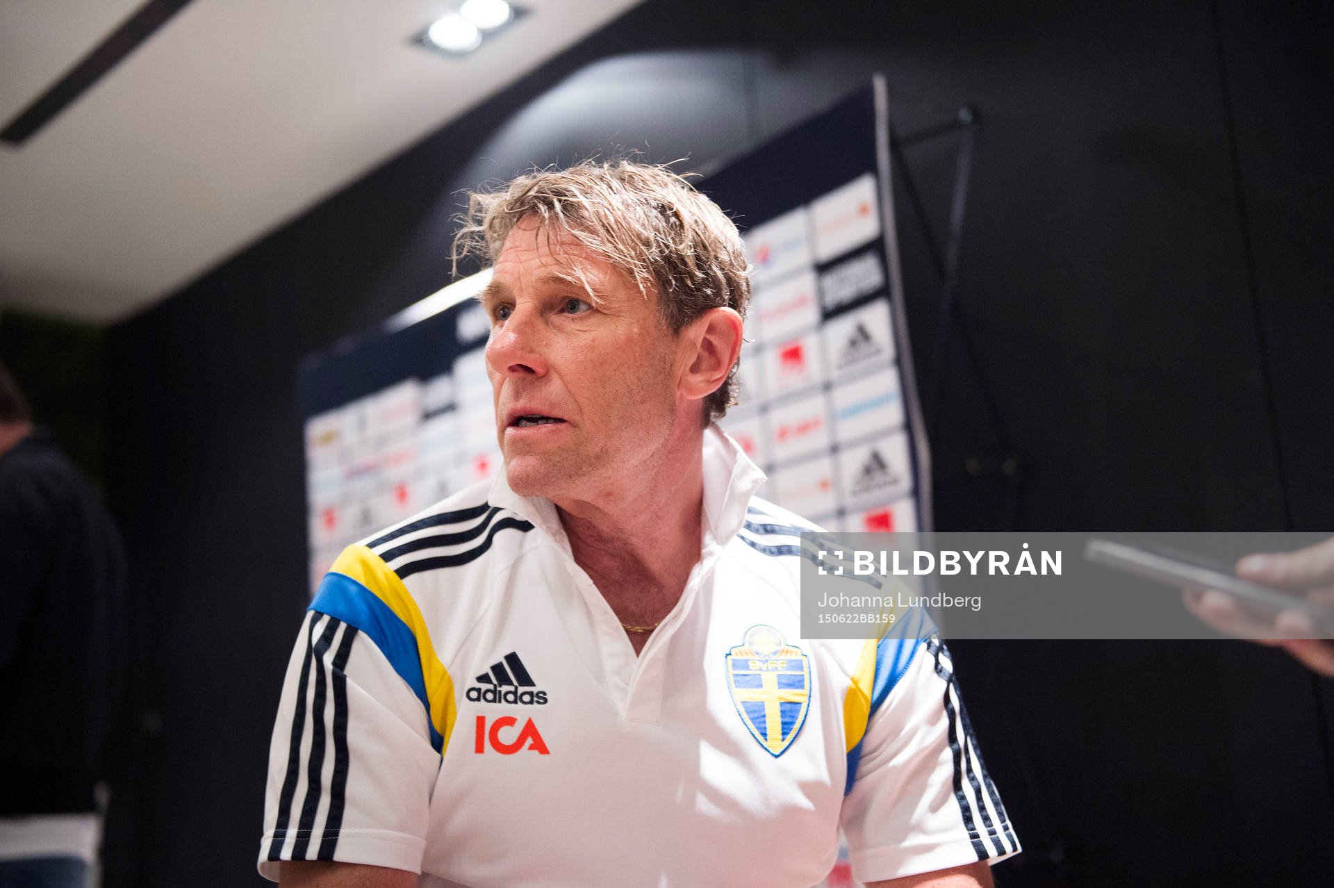 Sveriges förbundskapten Håkan Ericson