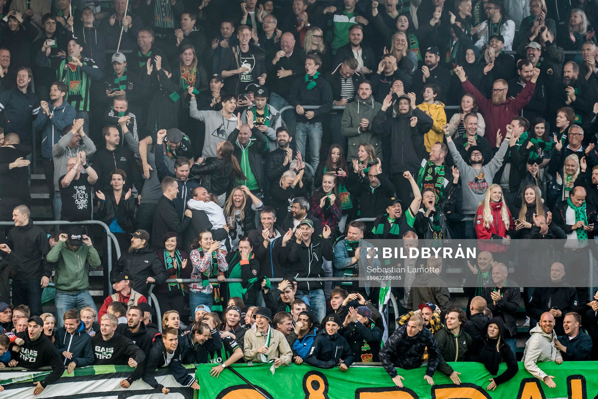 Gais klack jublar