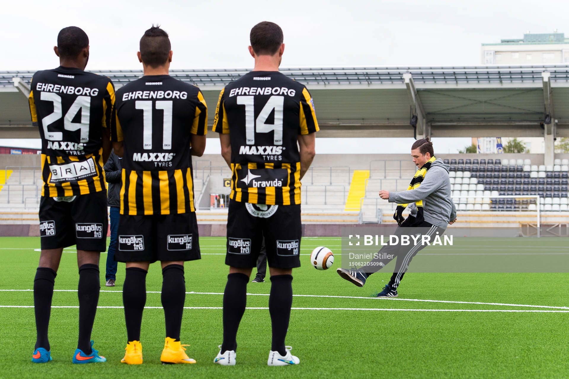 Supportern Karl Bergh slår första friskparken