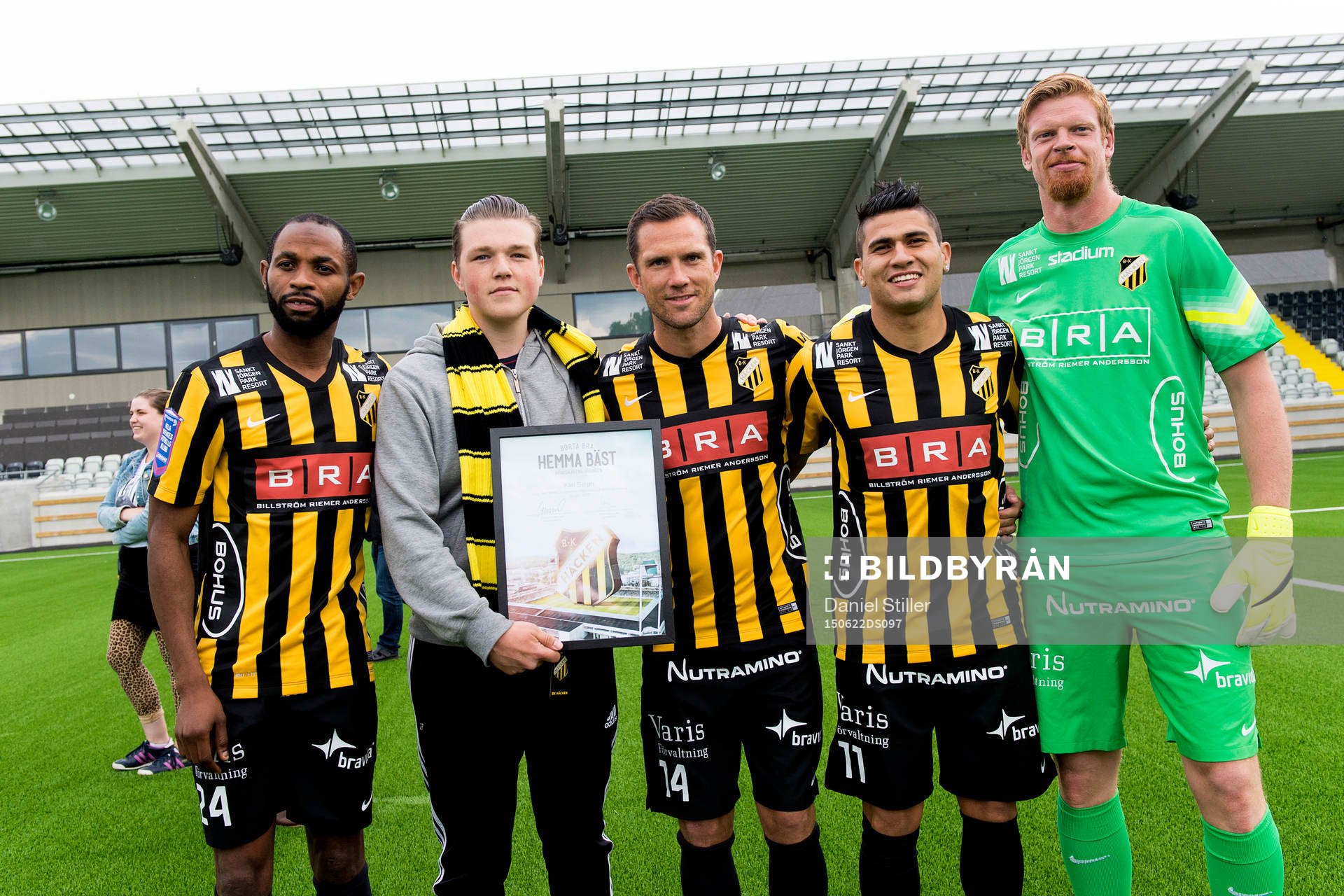 Supportern Karl Bergh som slått första friskparken