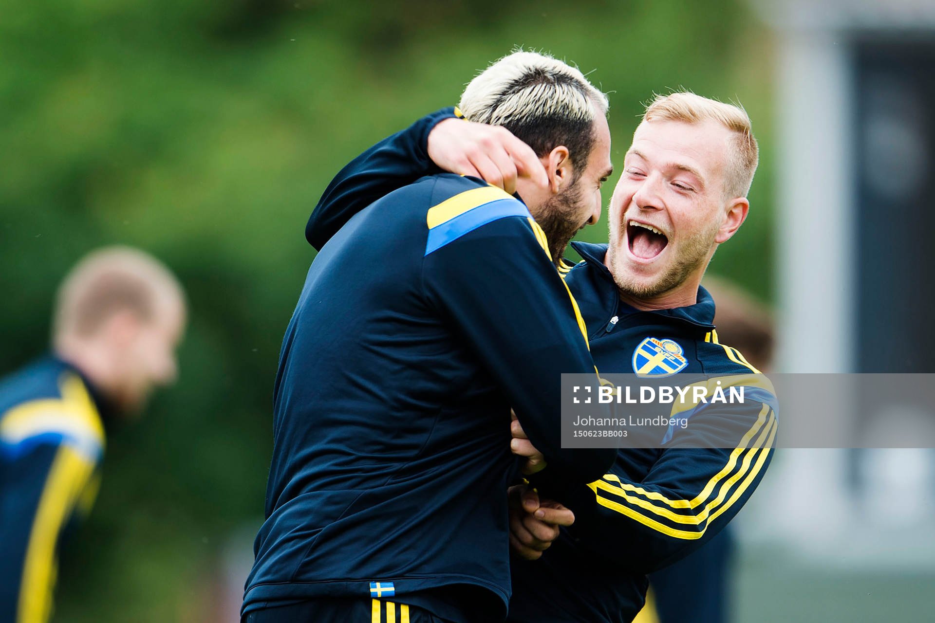 Sveriges Abdullah Khalili och John Guidetti