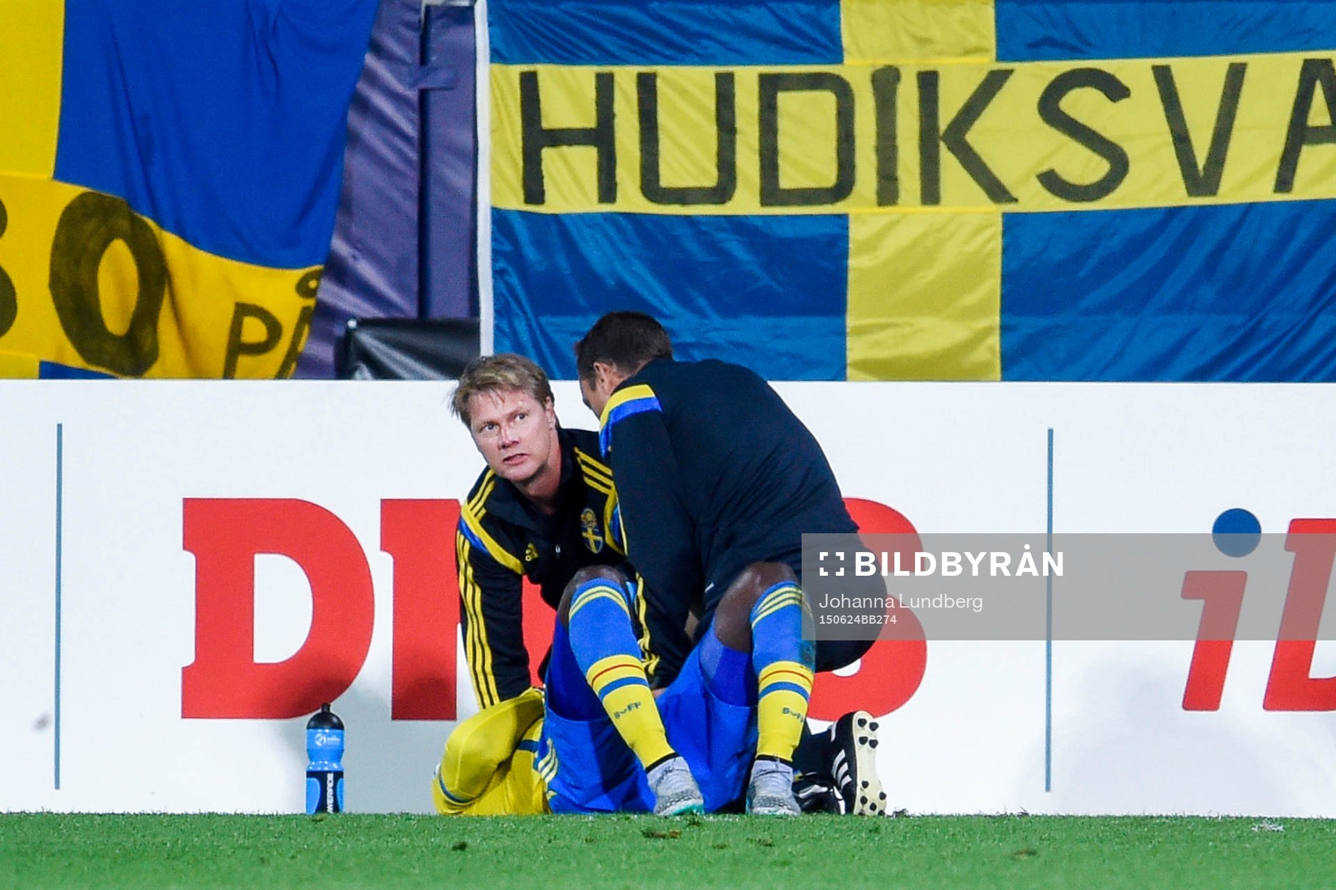 Sveriges Joseph Baffo får vård