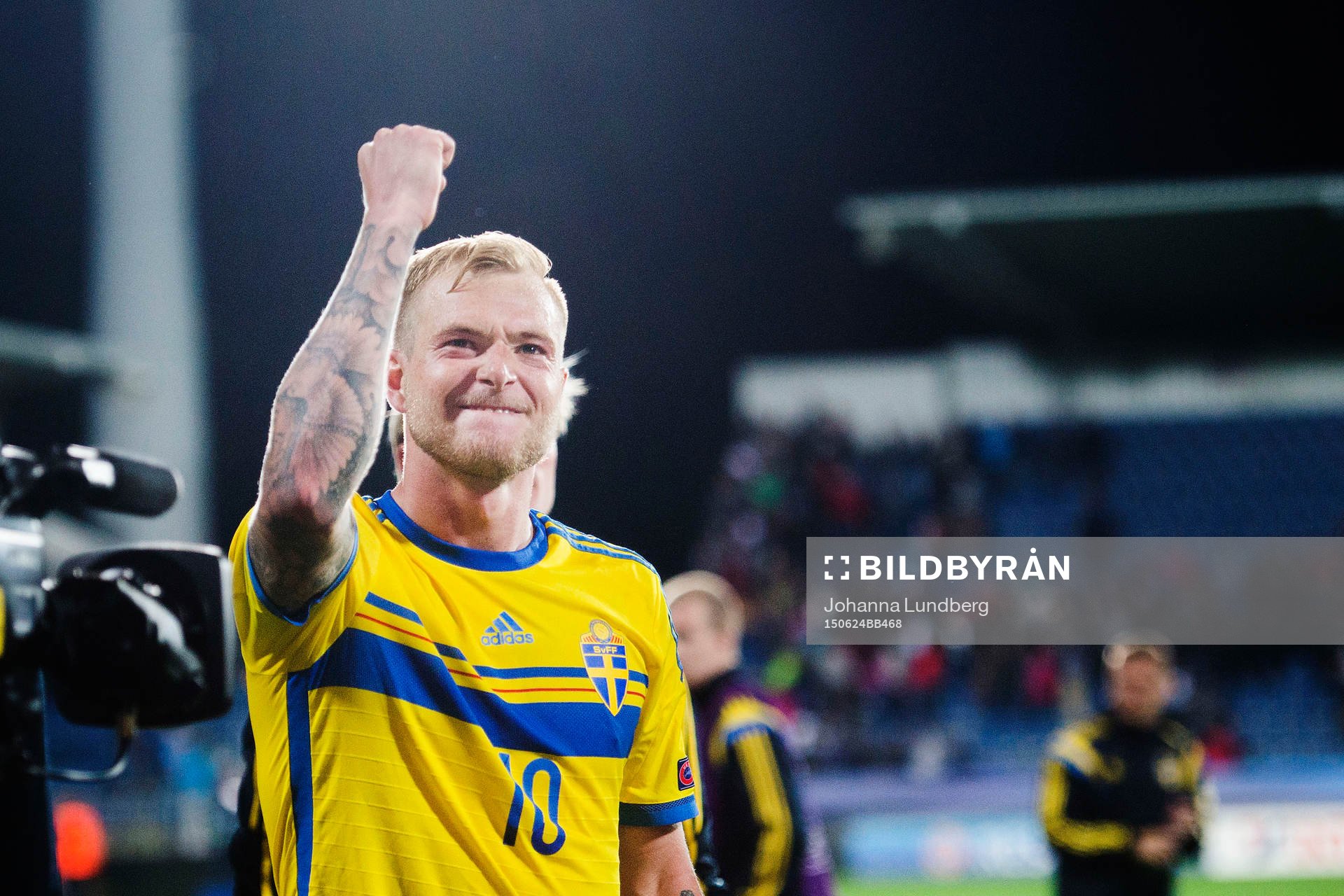 Sveriges John Guidetti jublar