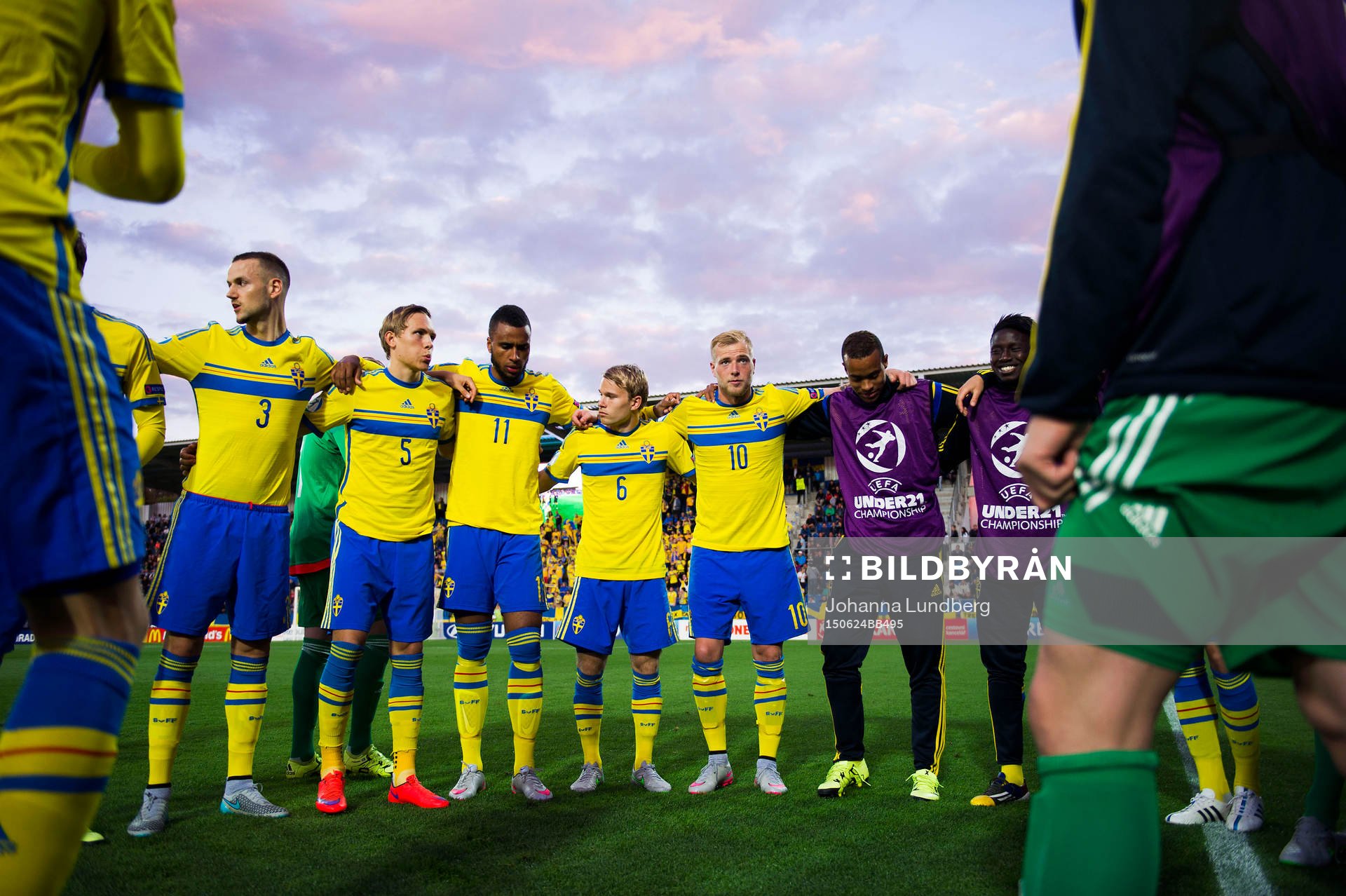 Sveriges Alexander Milosevic, Ludwig Augustinsson, Isaac