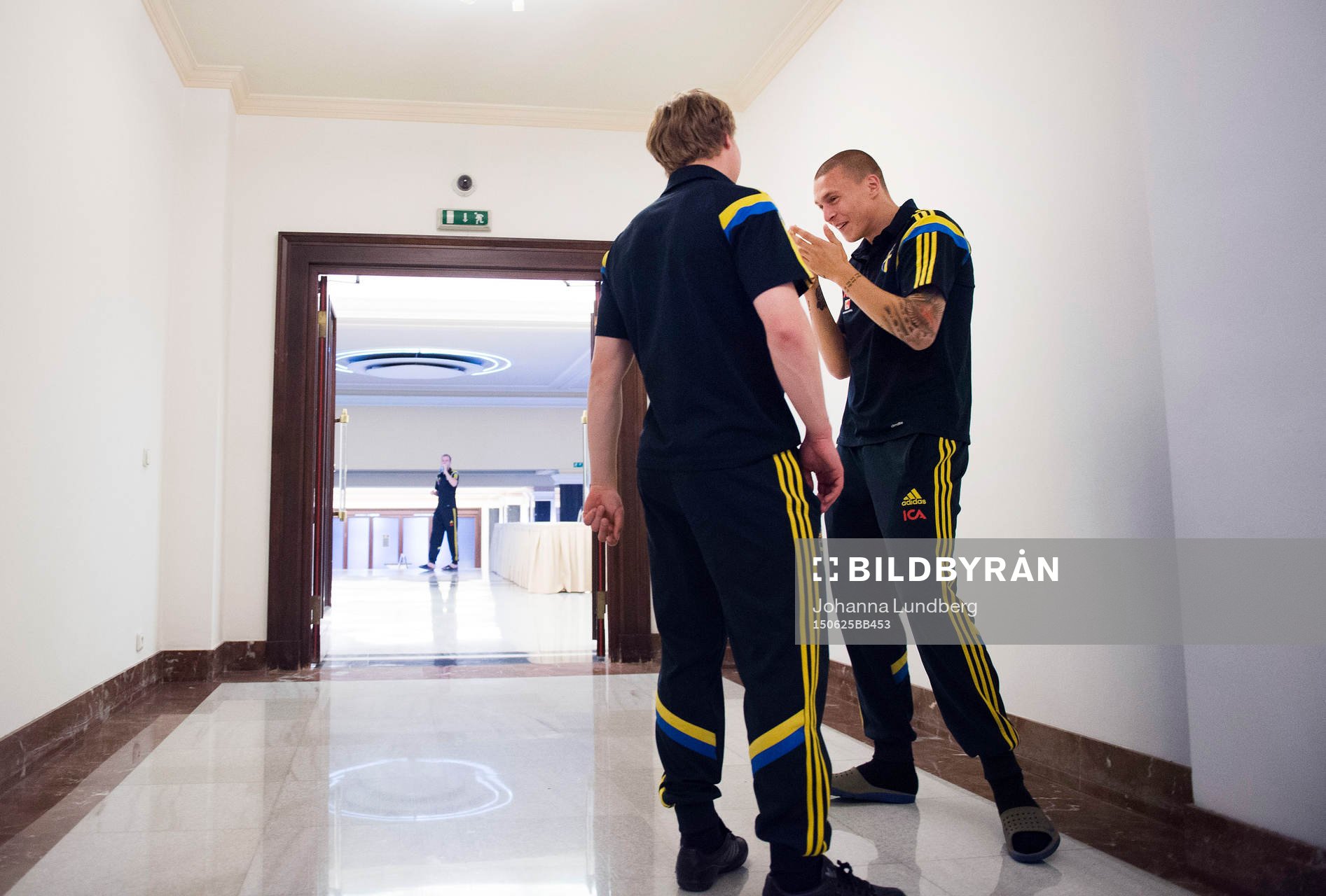 Sveriges Simon Tibbling och Victor Nilsson Lindelöf