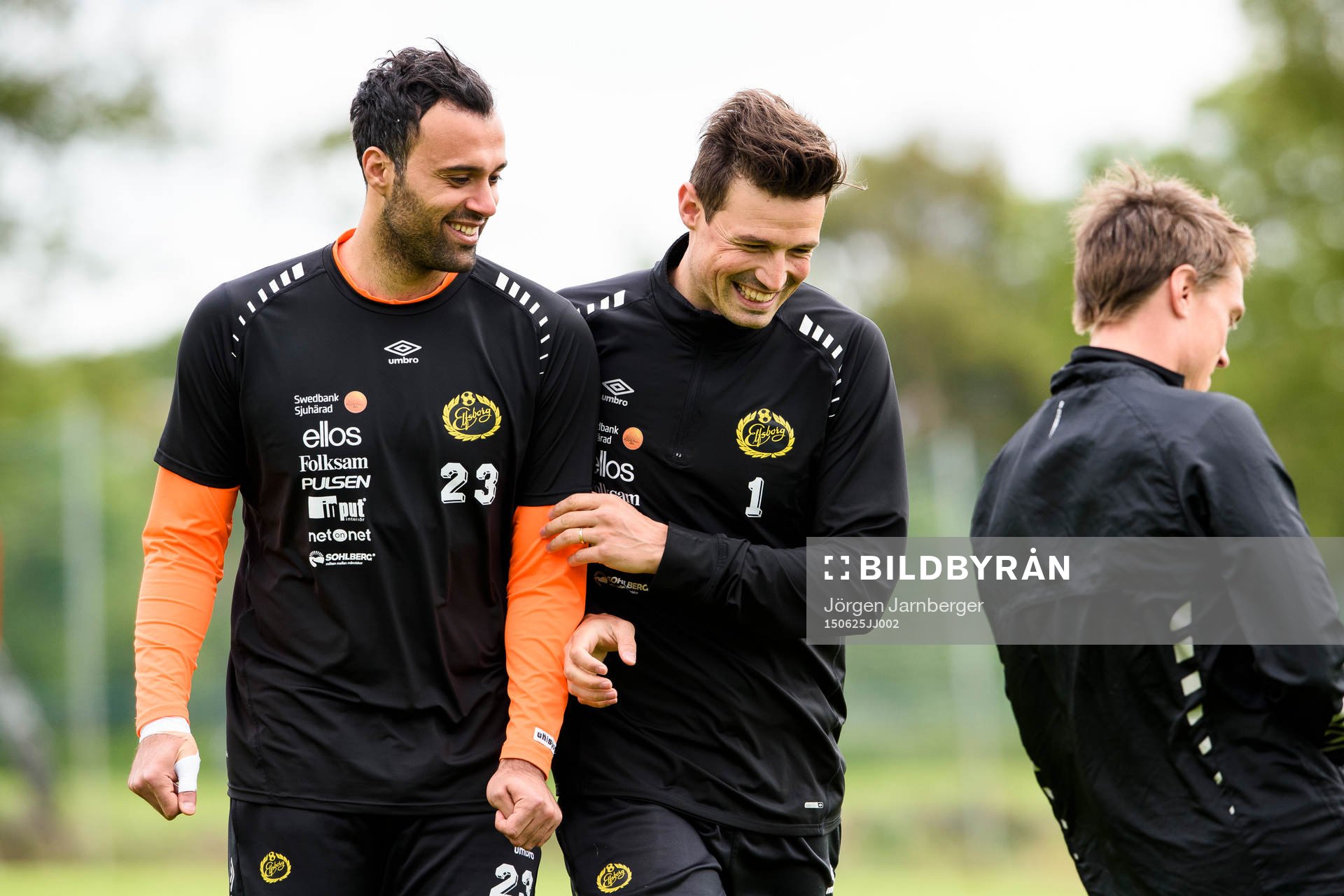 Elfsborgs målvakter Abbas Hassan och Kevin Stuhr Ellegaard