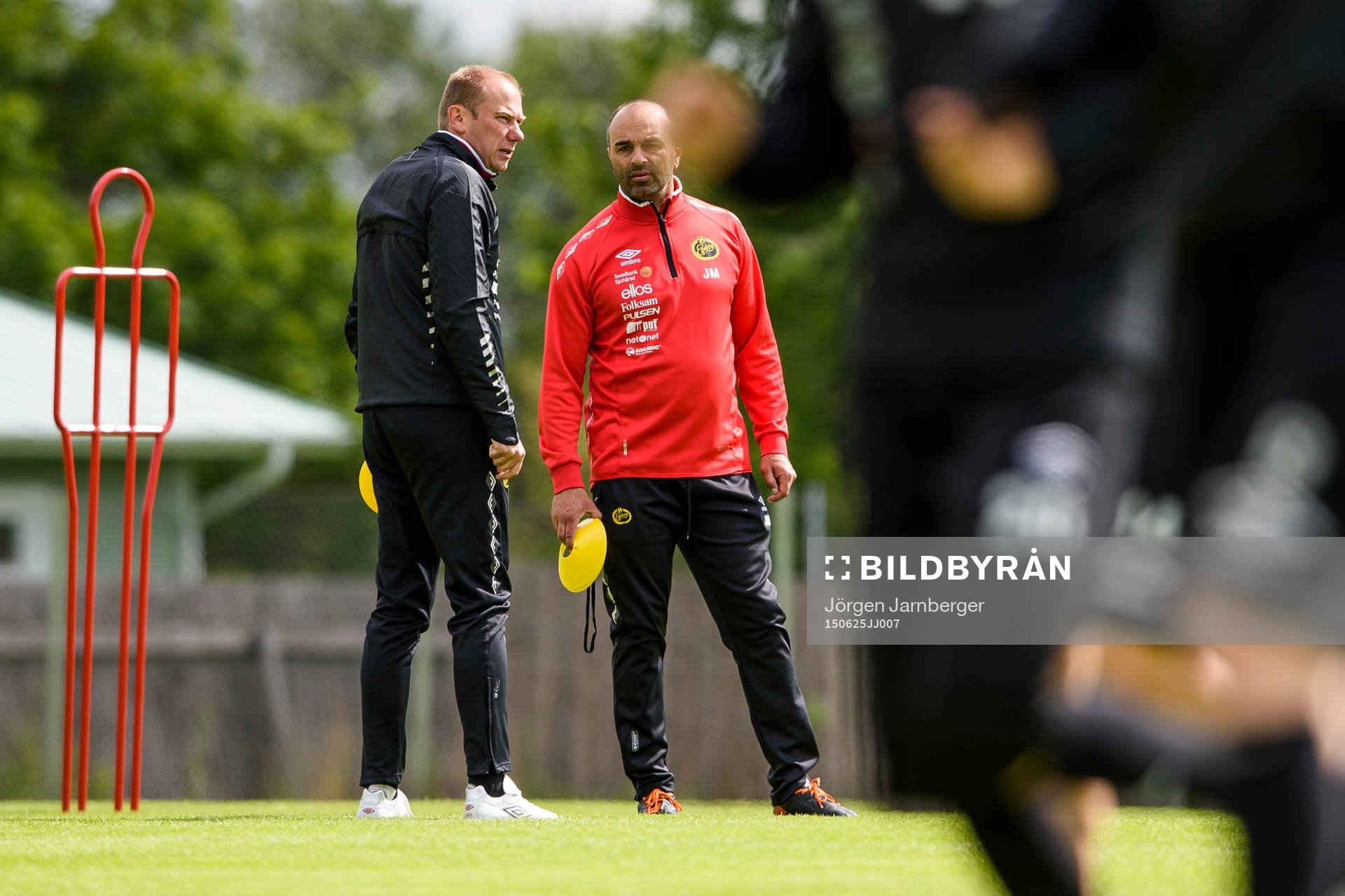 Elfsborgs manager Magnus Haglund och tränare Jan Mian
