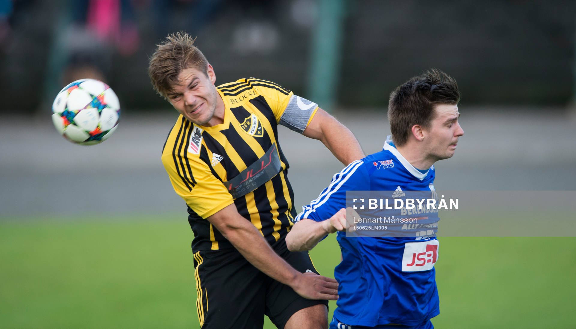 IFK Hässleholms Pontus Björnsson i matchen i division 2