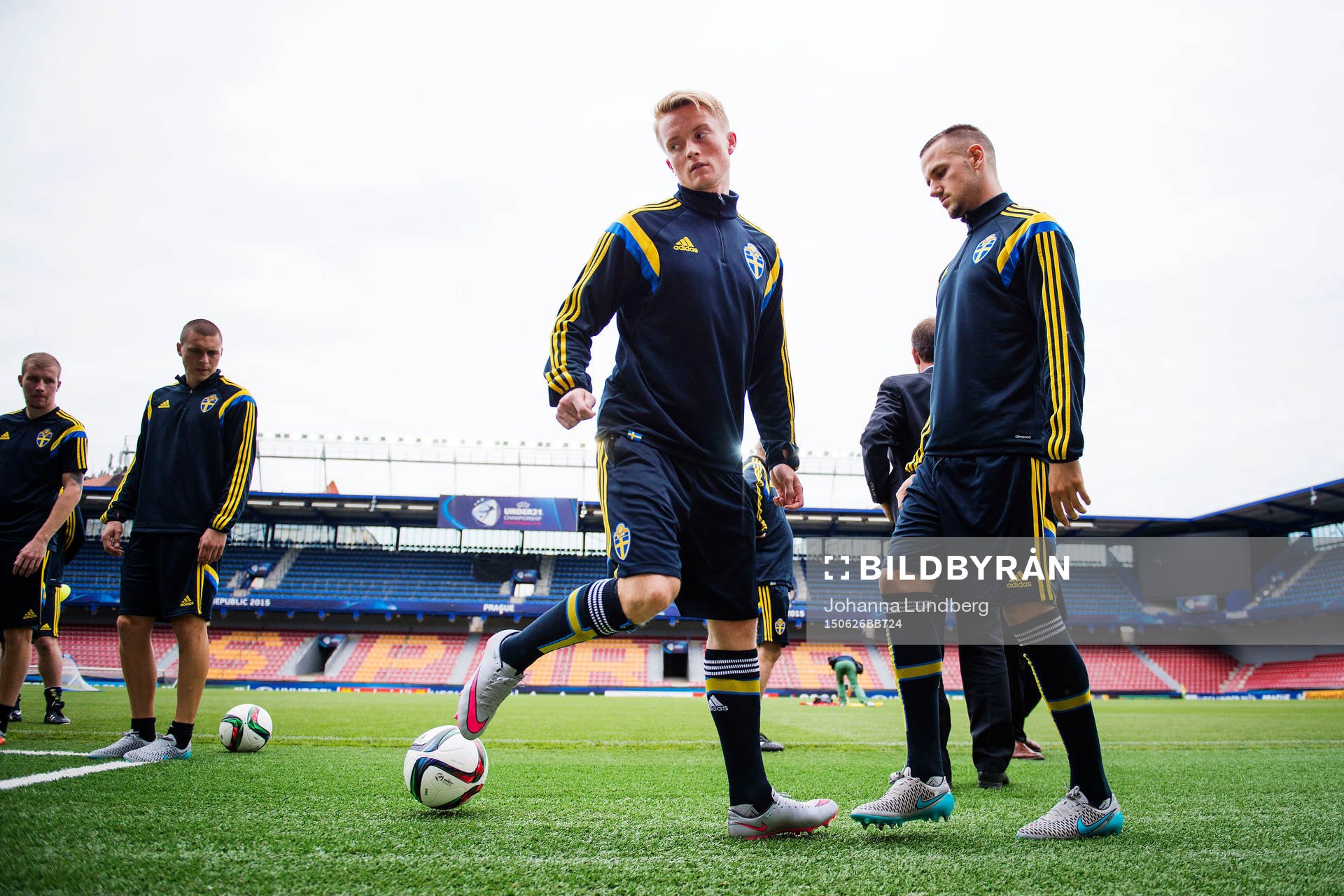 Sveriges Sam Larsson och Alexander Milosevic