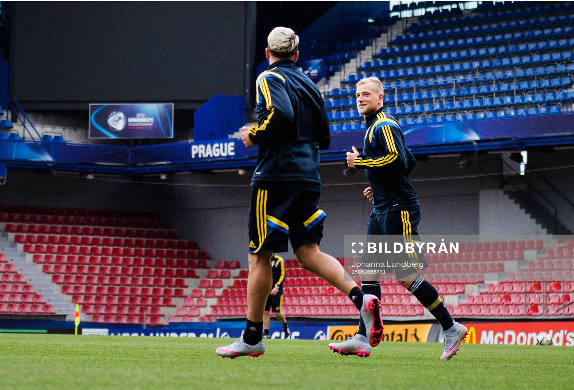 Sveriges Abdullah Khalili och John Guidetti