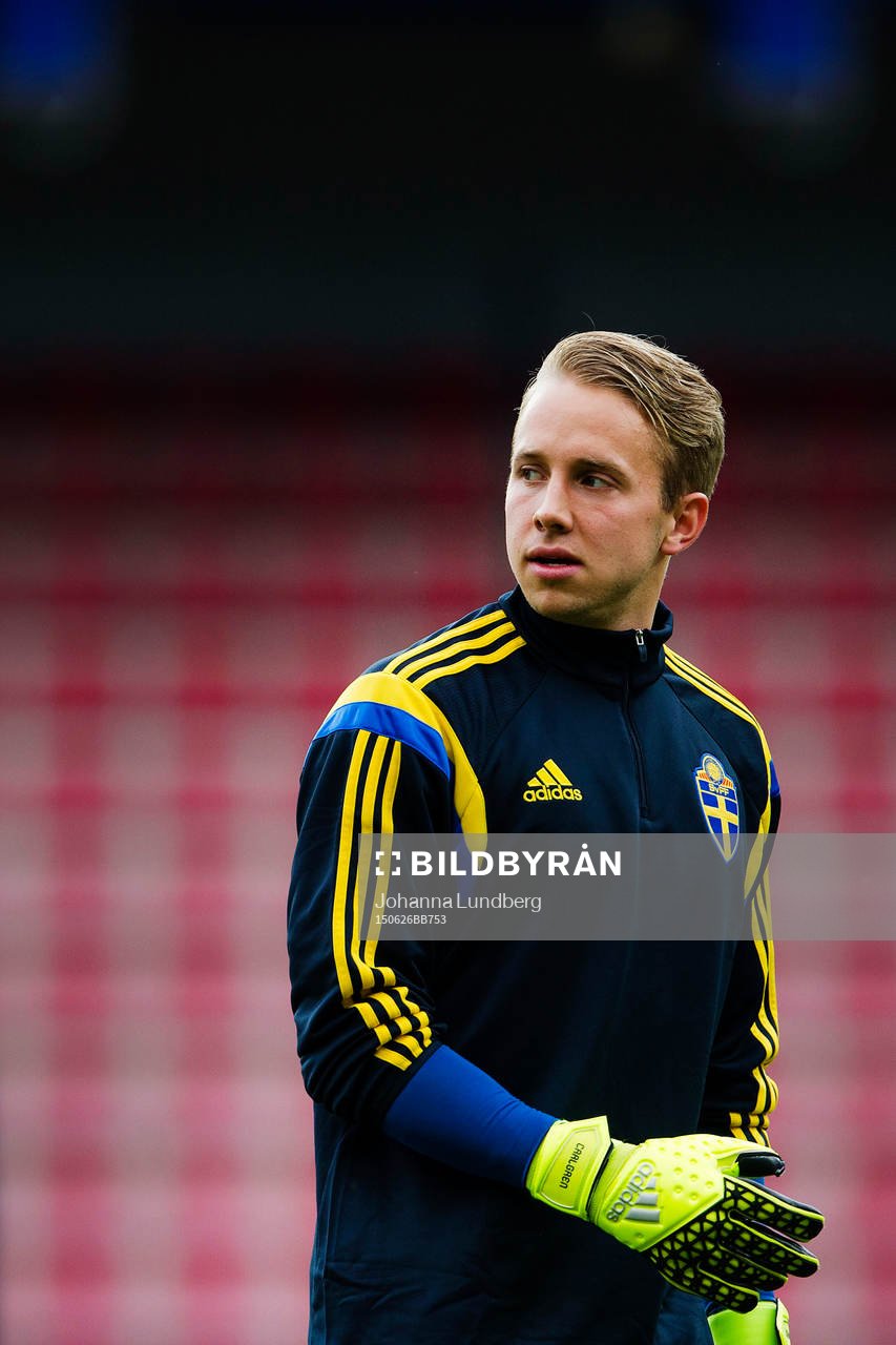 Sveriges målvakt Patrik Carlgren